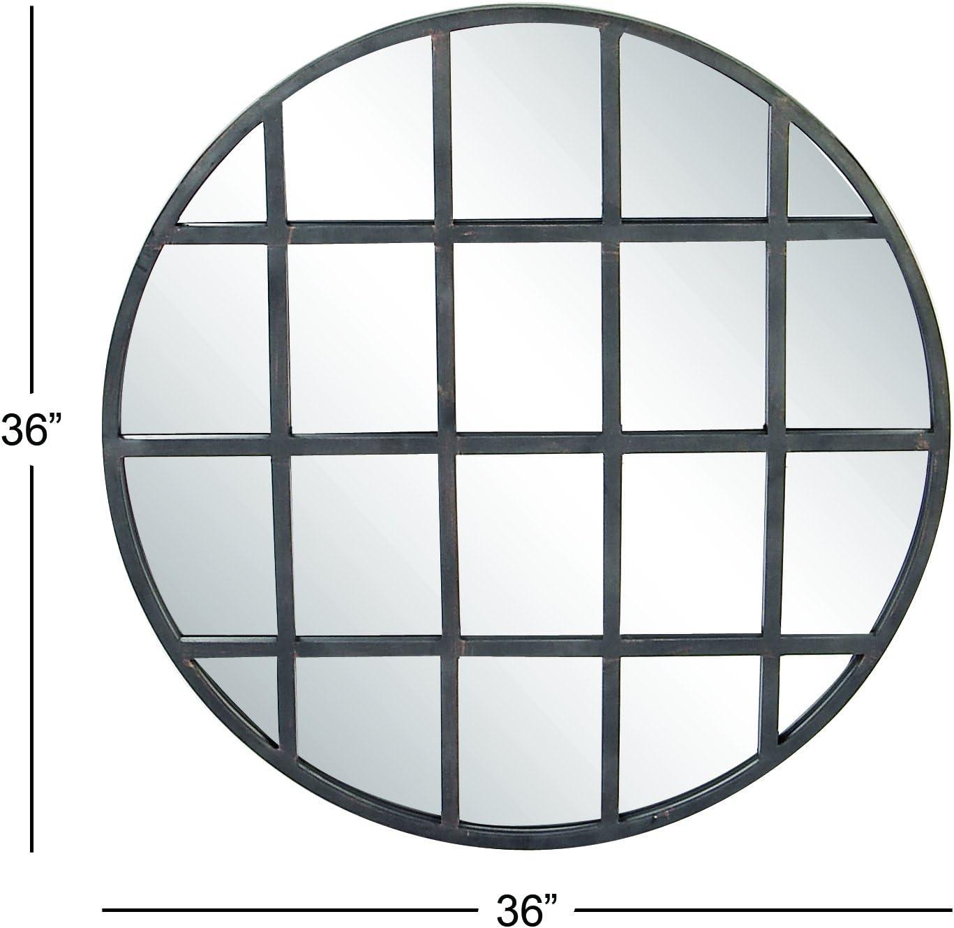 Paneled Modern & Contemporary Accent Mirror