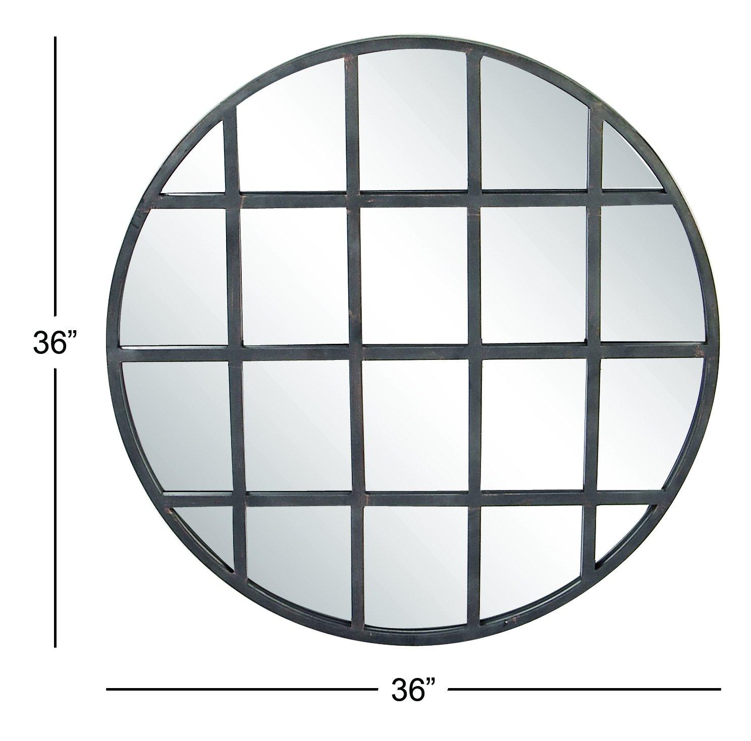 Paneled Modern & Contemporary Accent Mirror