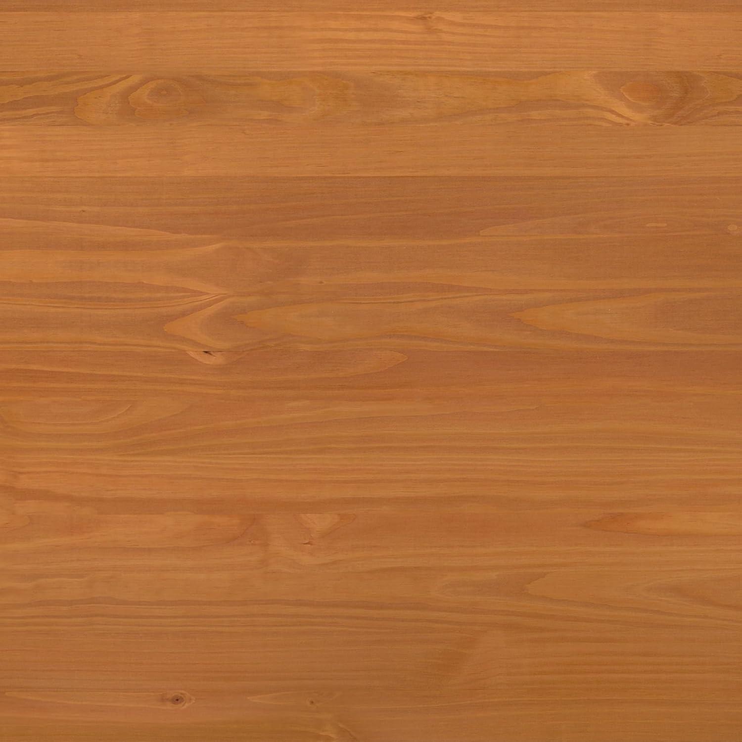 Caramel Solid Wood Mid-Century Modern 6-Drawer Tall Dresser