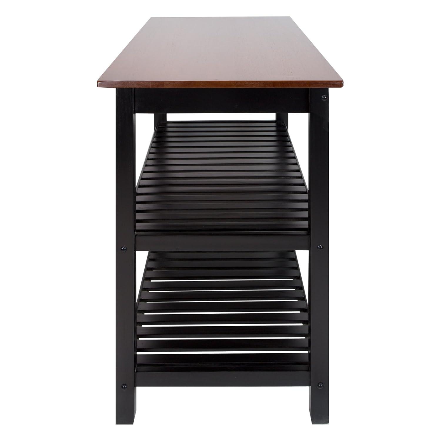 Casual Home Kitchen Island with Solid Wood