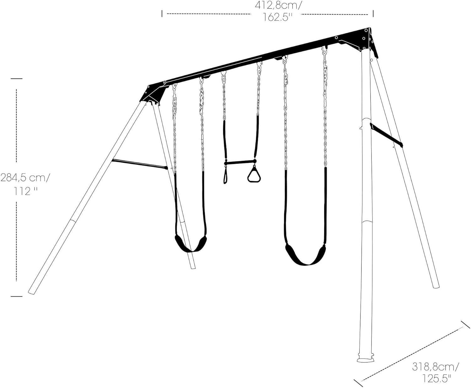 Lifetime Playset 10' Swing Set - Earthtone