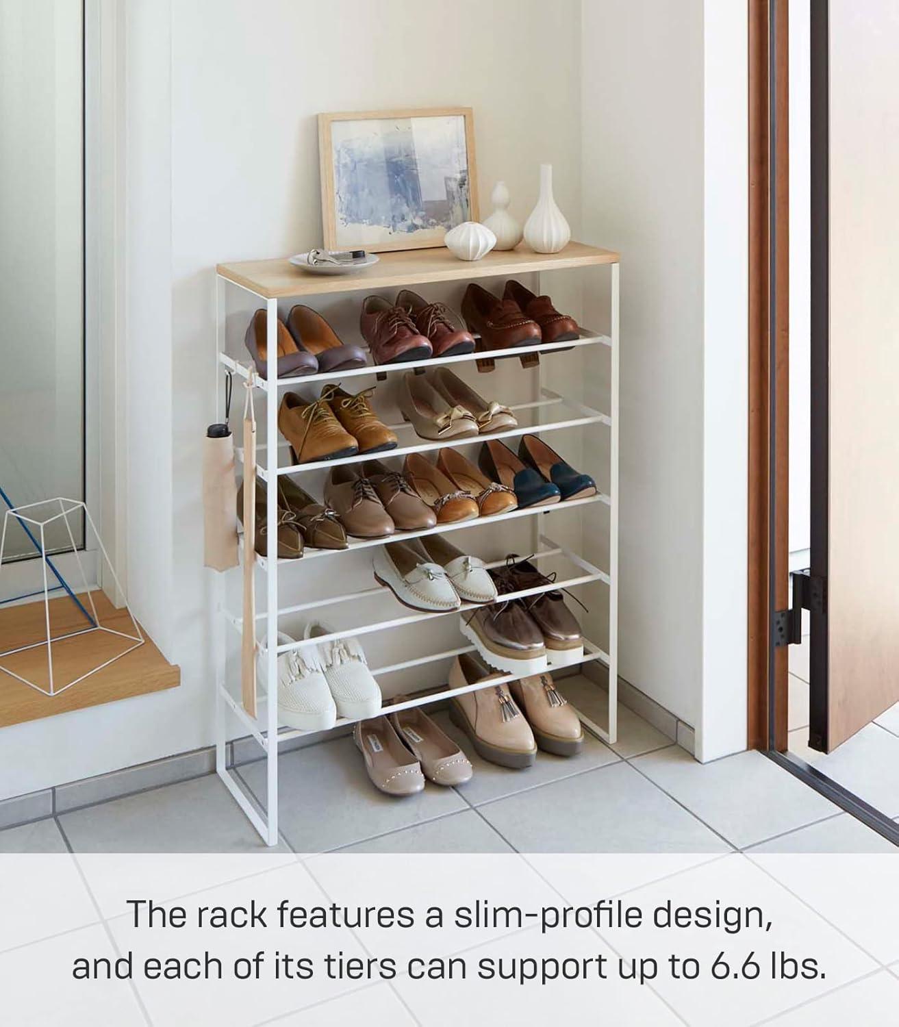 Yamazaki Tiered Shoe Rack