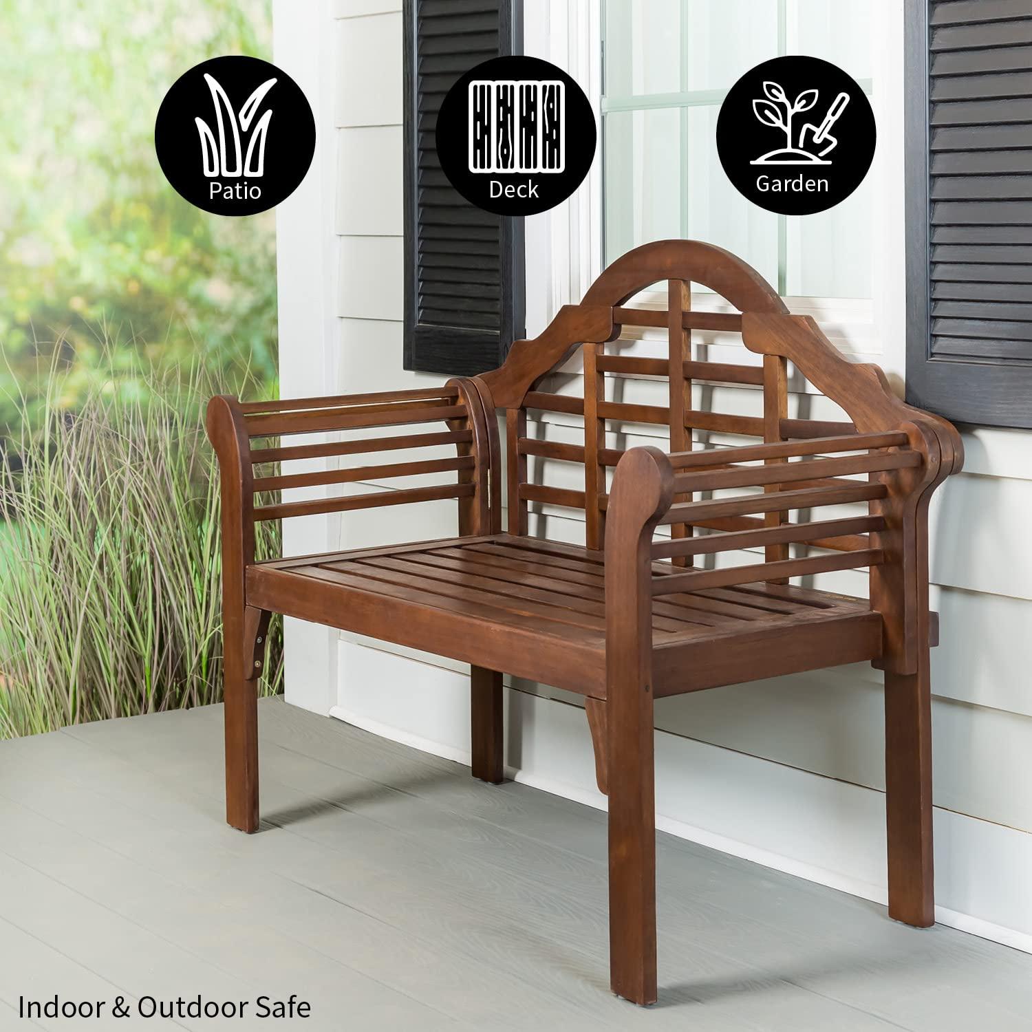 Evergreen Enterprises, Inc Lutyens Wood Garden Bench & Reviews | Wayfair