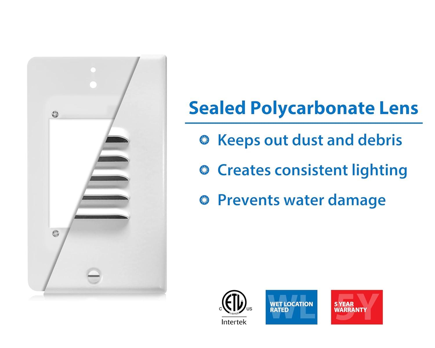 NICOR Lighting Integrated LED Step Light