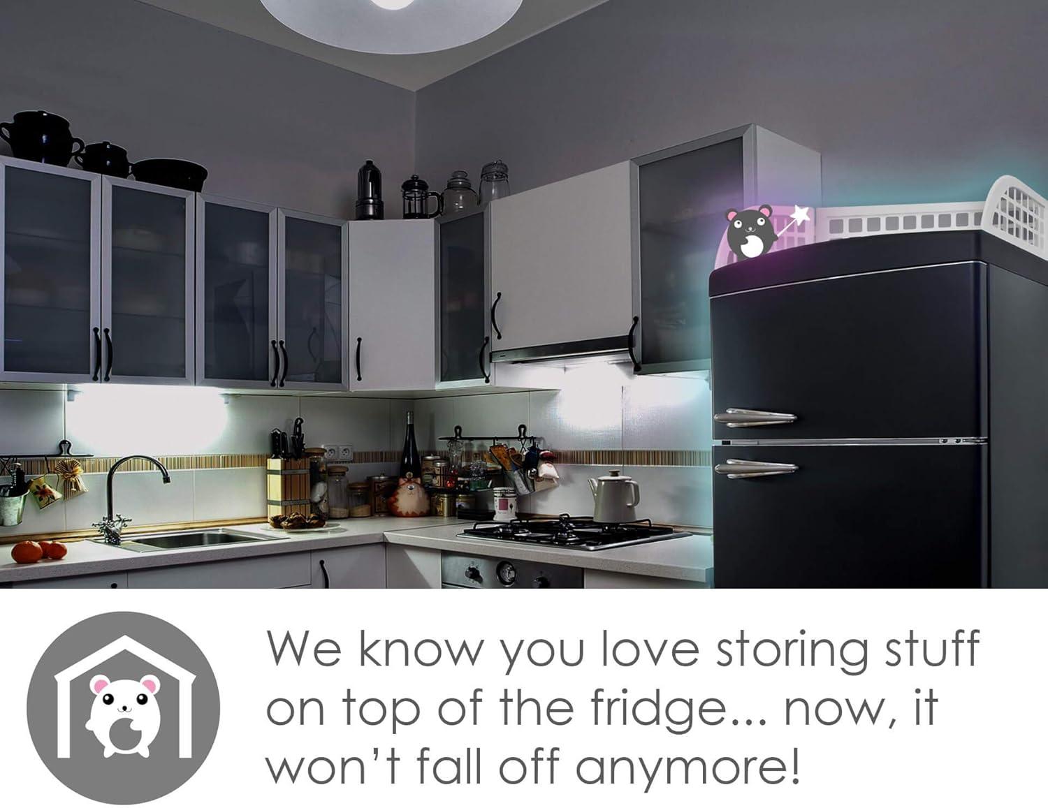 Haus Maus The Original Laundry Guard - Stop Laundry Falling Behind Washer/Dryer - Invented by a US Mom - Made in North America - Magnetic - Fits Most Front Loading Machines - Top of Fridge - White