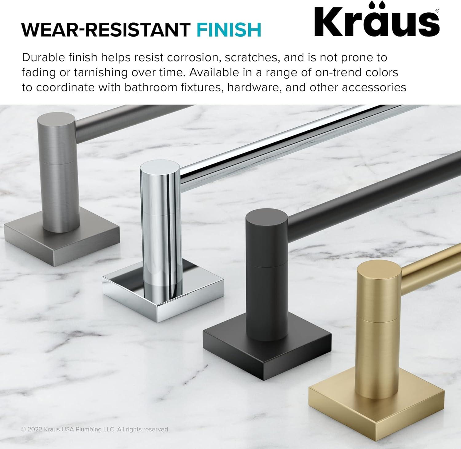 Kraus KEA-17729BG Ventus Bathroom Wall Mount Toilet Paper Holder