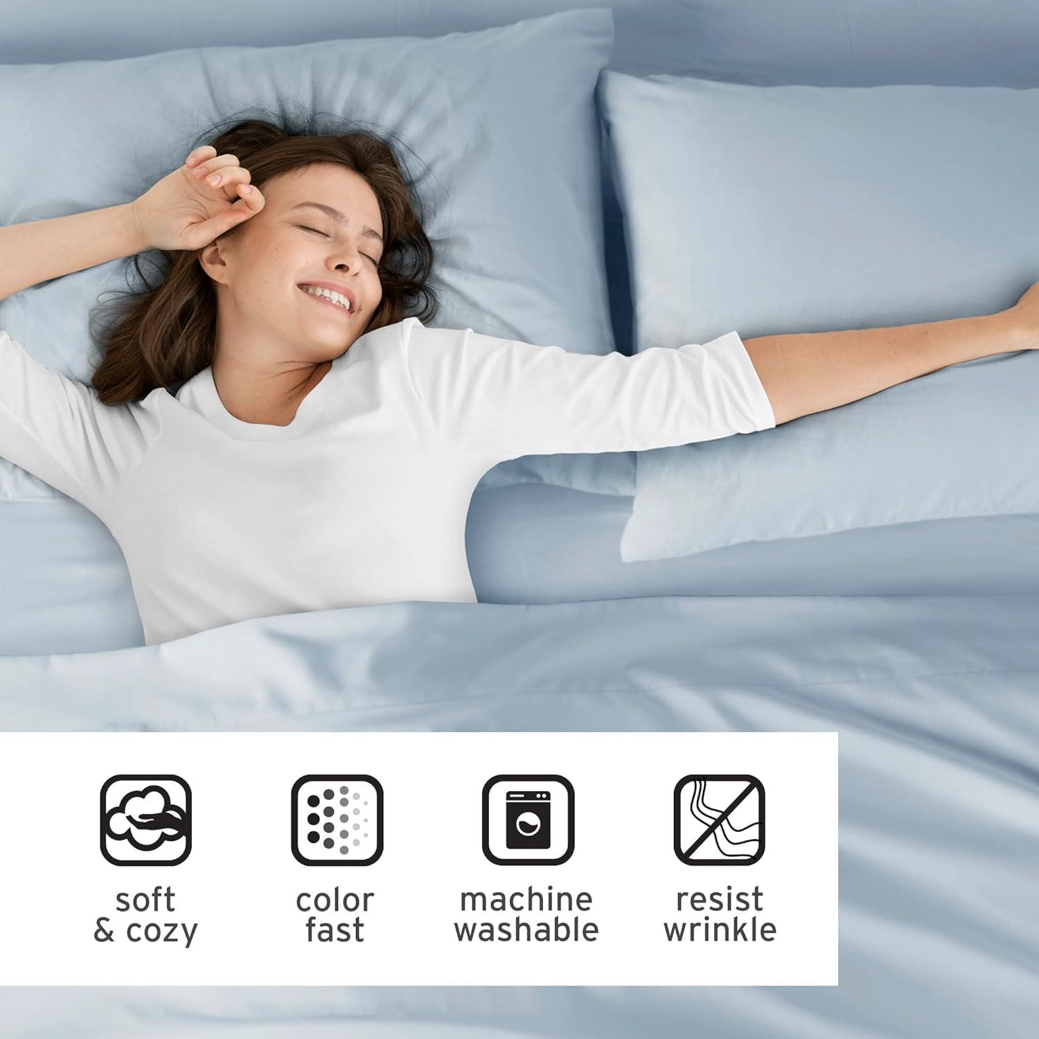 Intelligent Design Intelligent Design Microfiber All Season Soft Touch Sheet Set