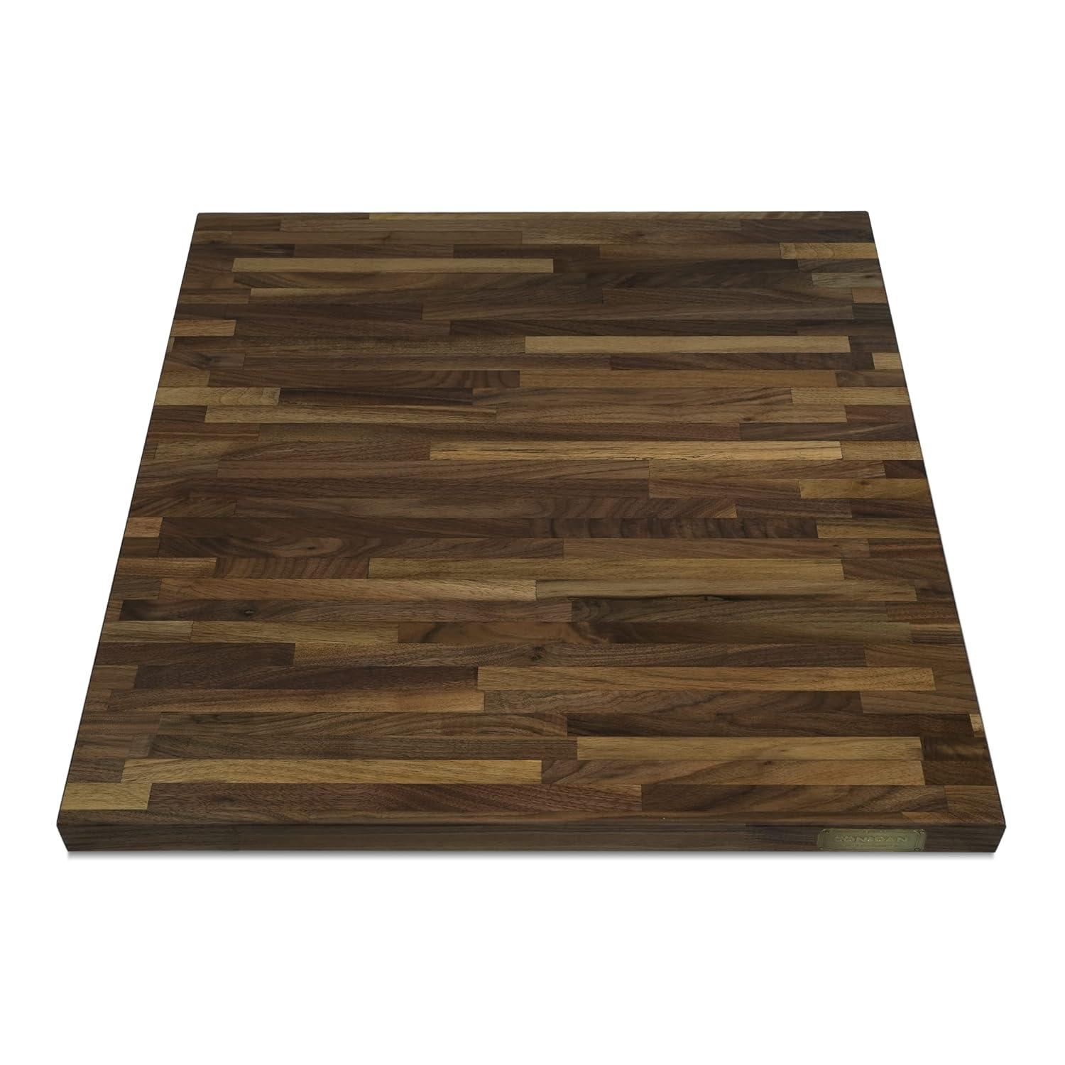CONSDAN CONSDAN Butcher Block Counter Top, Solid Walnut Hardwood Countertop, Prefinished with Food-Safe Oil