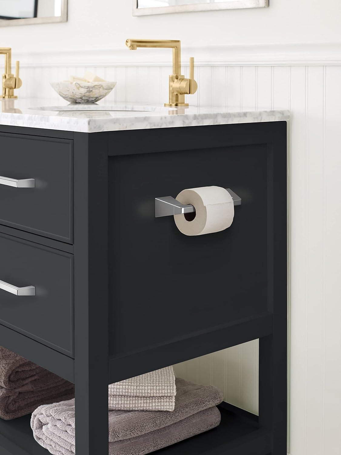 Amerock Blackrock Wall Mounted Pivoting Toilet Paper Holder