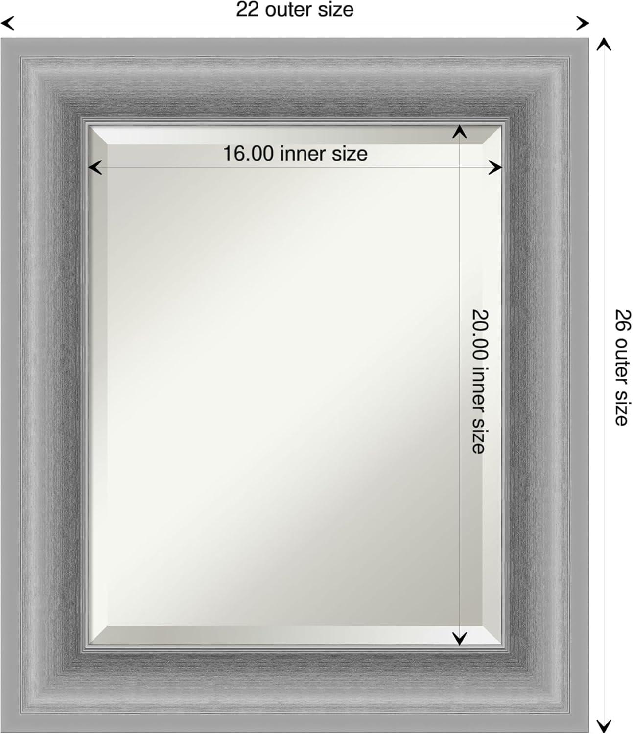 Laurel Foundry Modern Farmhouse® Crowell Flat Wall Mirror