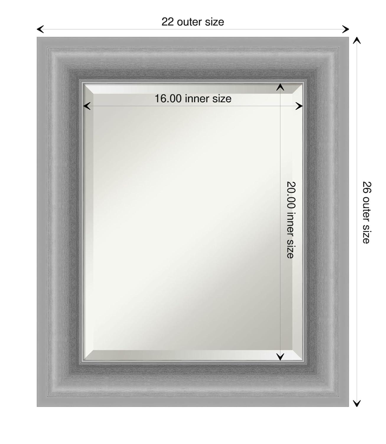 Laurel Foundry Modern Farmhouse® Crowell Flat Wall Mirror