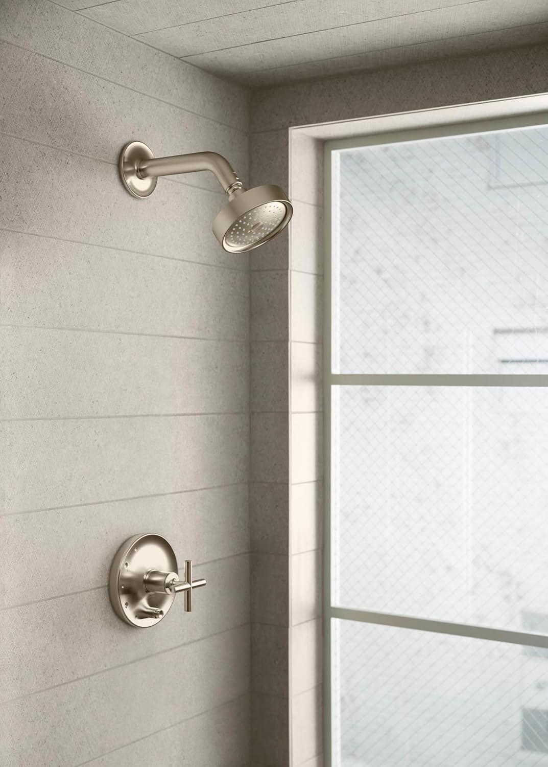 Purist® Rite-Temp Pressure-Balancing Valve Trim with Cross Handles