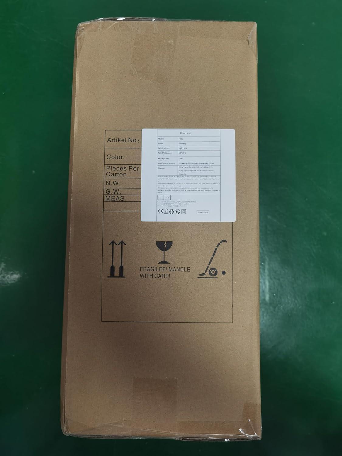 Paper Floor Lamp, Rice Paper Lamp for Living Room, Japanese Floor Lamp Rice Shade for Bedroom, Office& Living Room-Beige(Oval)