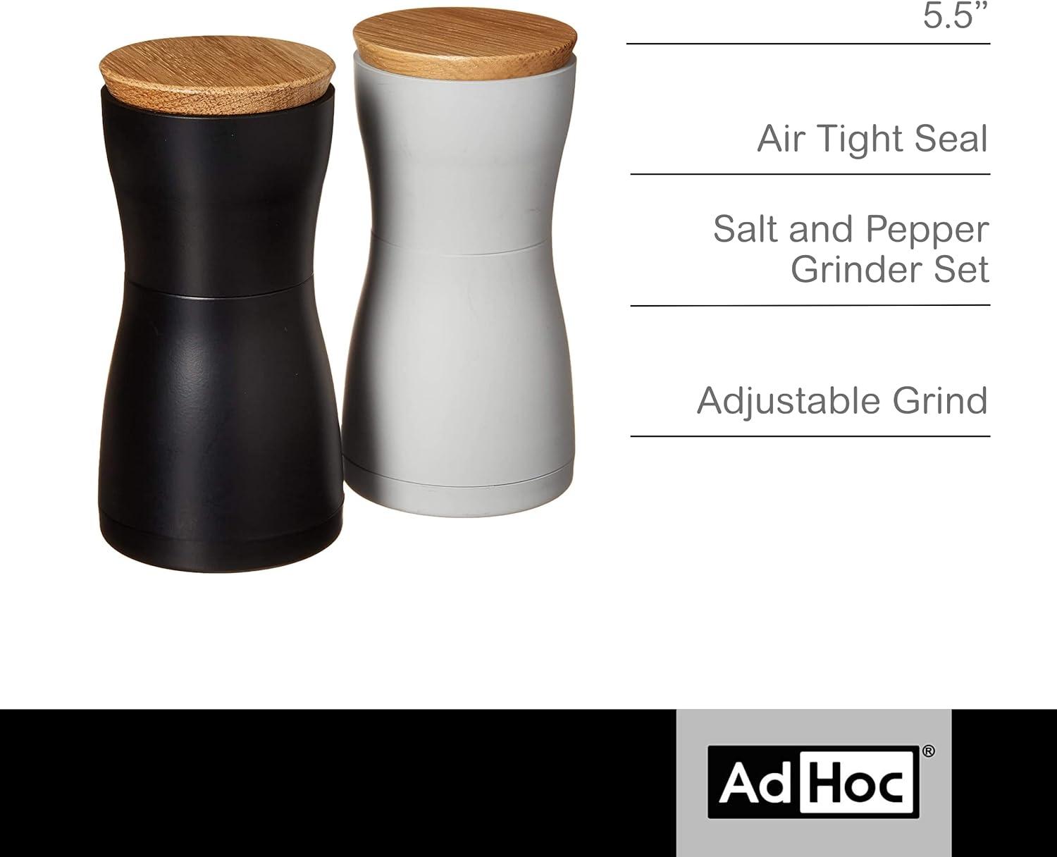 AdHoc Twin Salt and Pepper Mill Gift Set