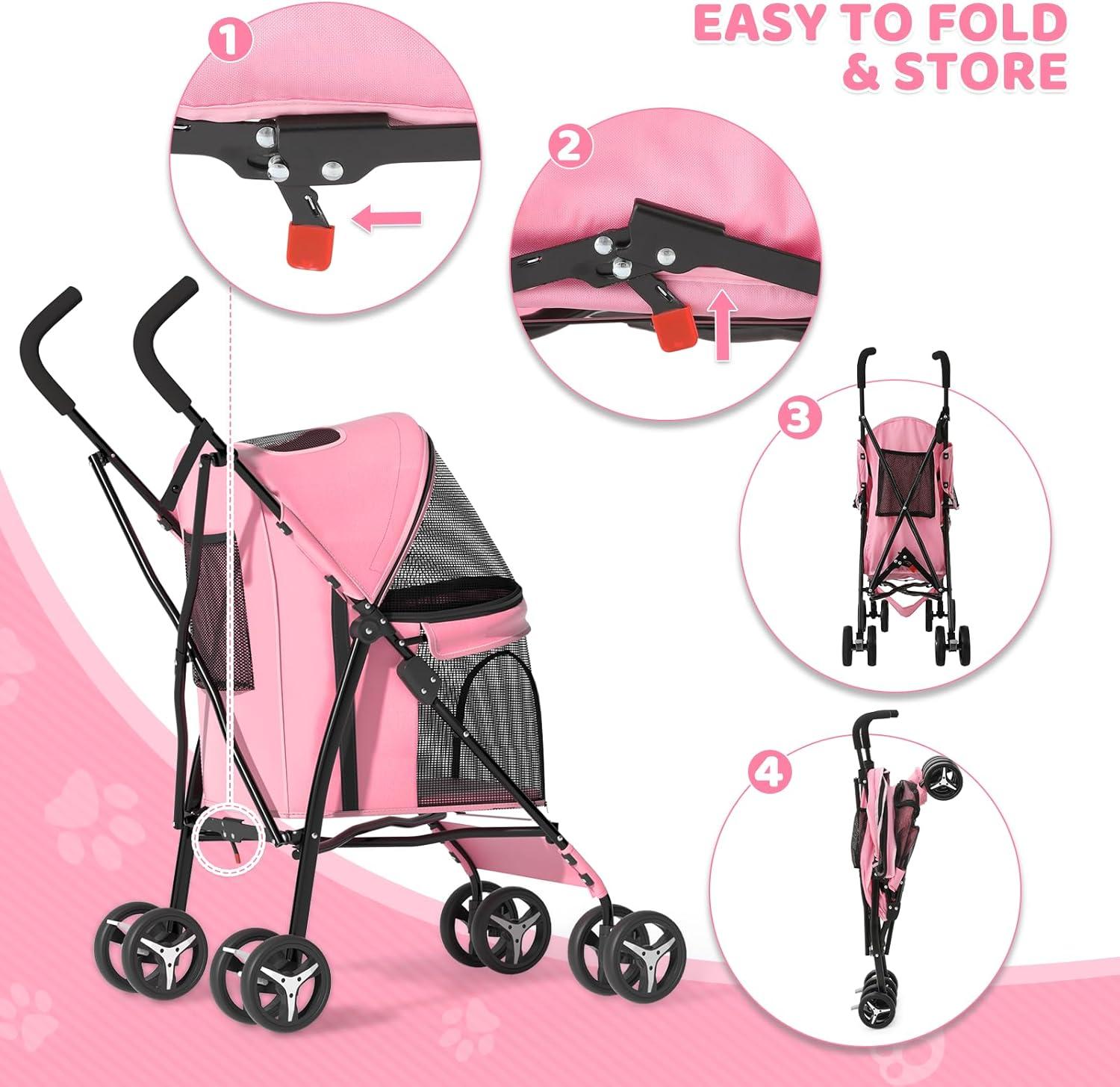 Foldable Pet Stroller