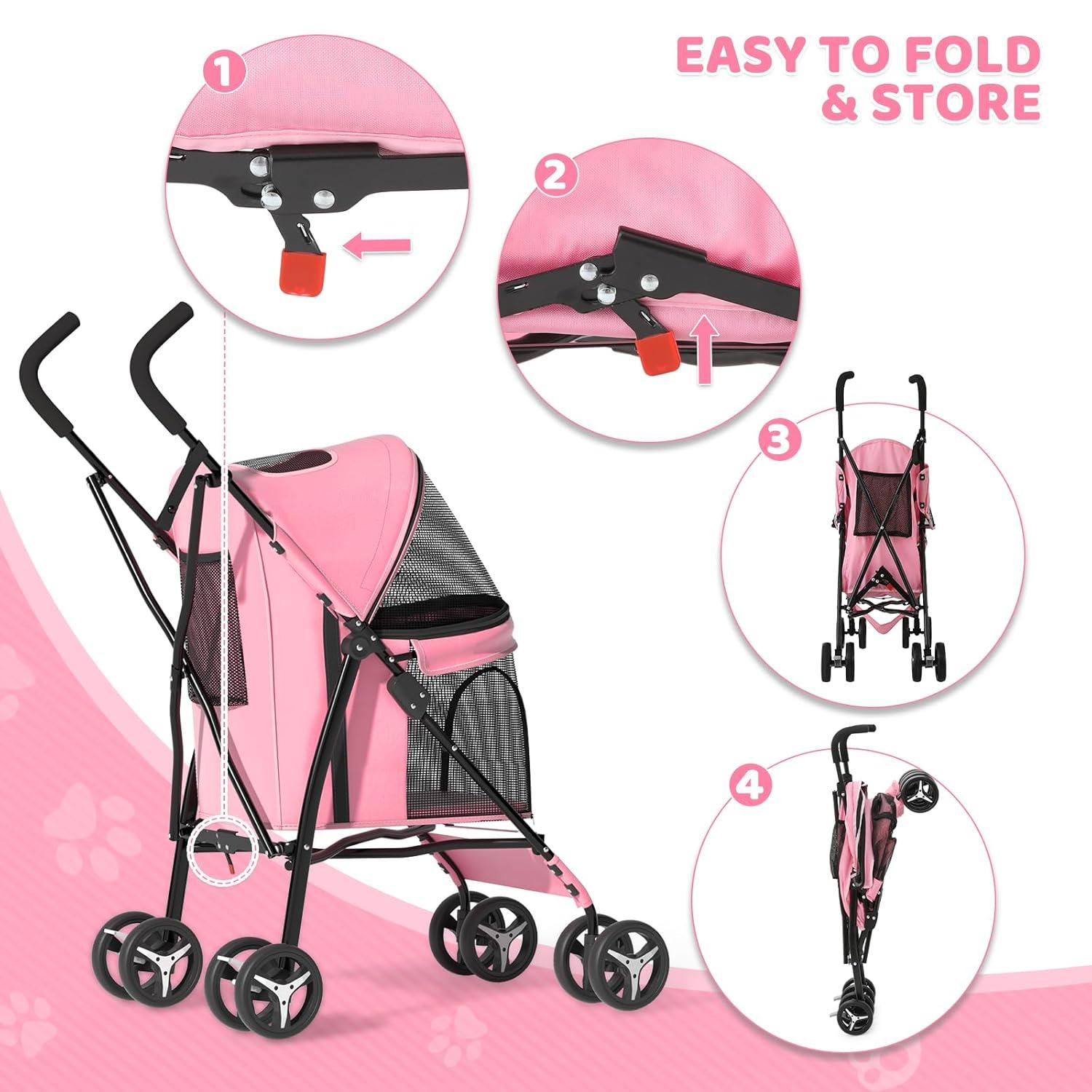 Foldable Pet Stroller