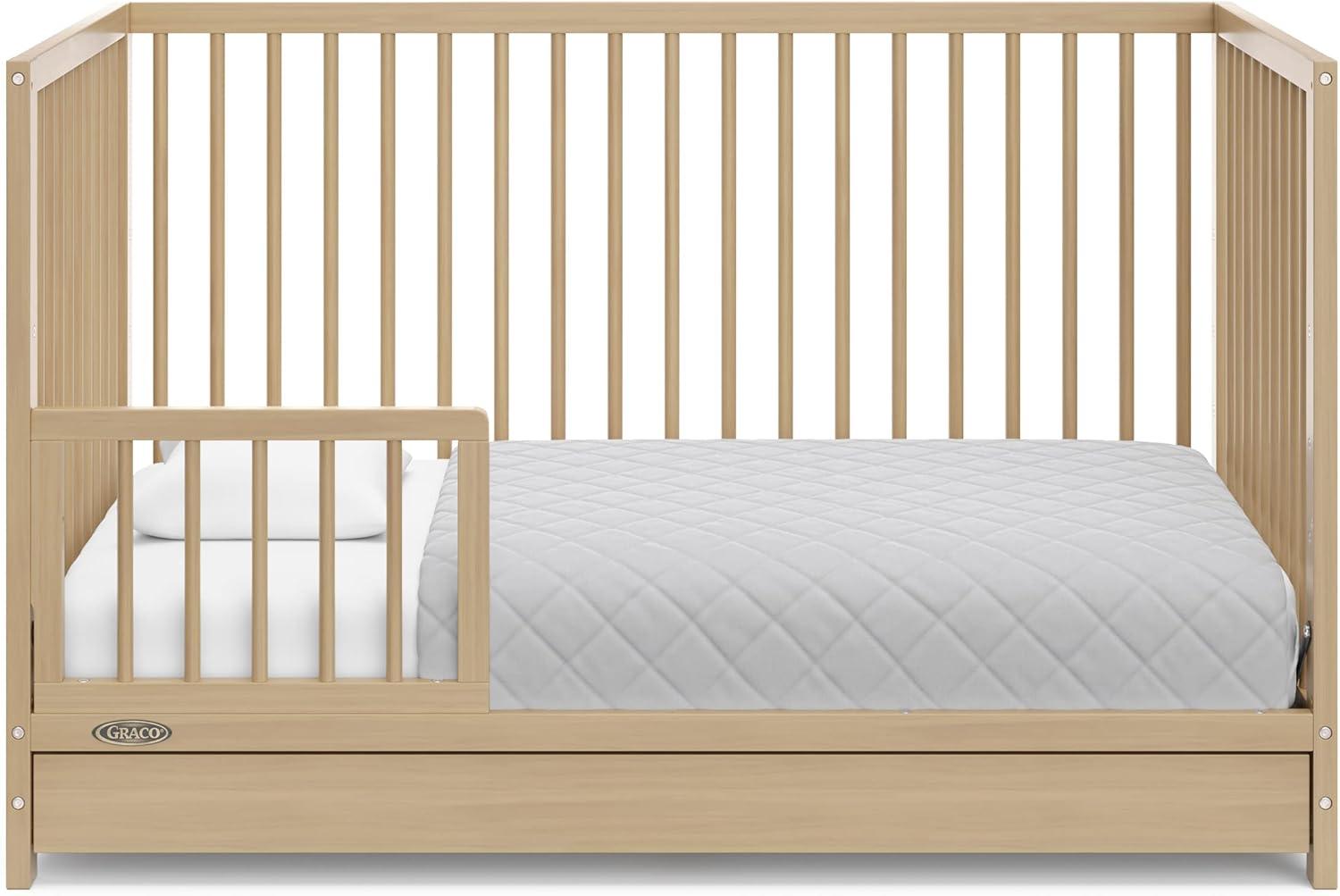 Teddi 4-in-1 Mini Convertible Crib with Mattress