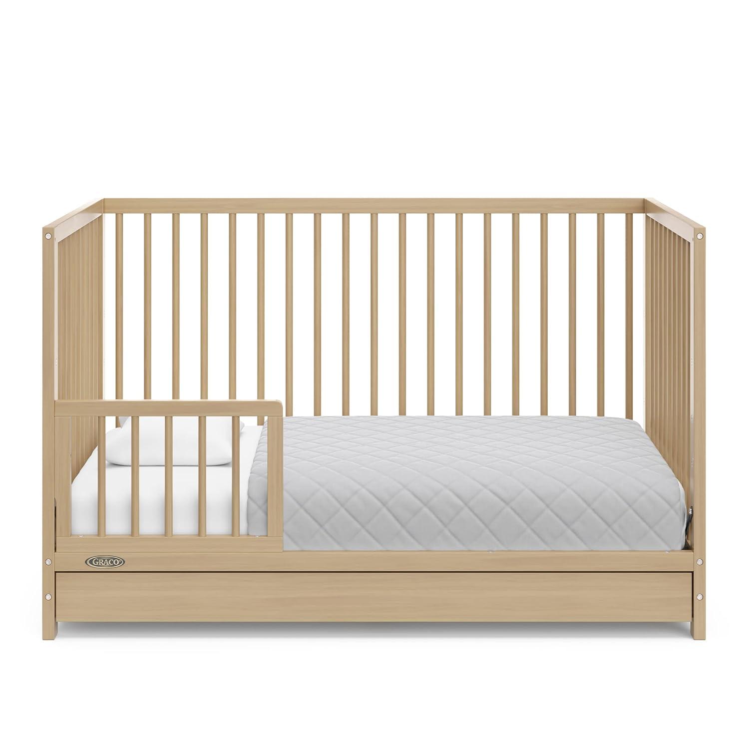 Teddi 4-in-1 Mini Convertible Crib with Mattress