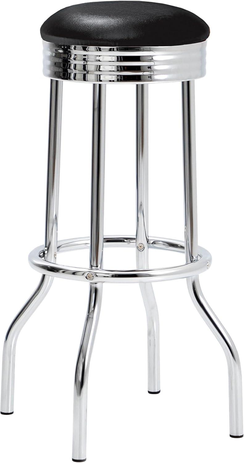 Retro 3-Piece Round 1950S Bistro Pub Bar Table Set