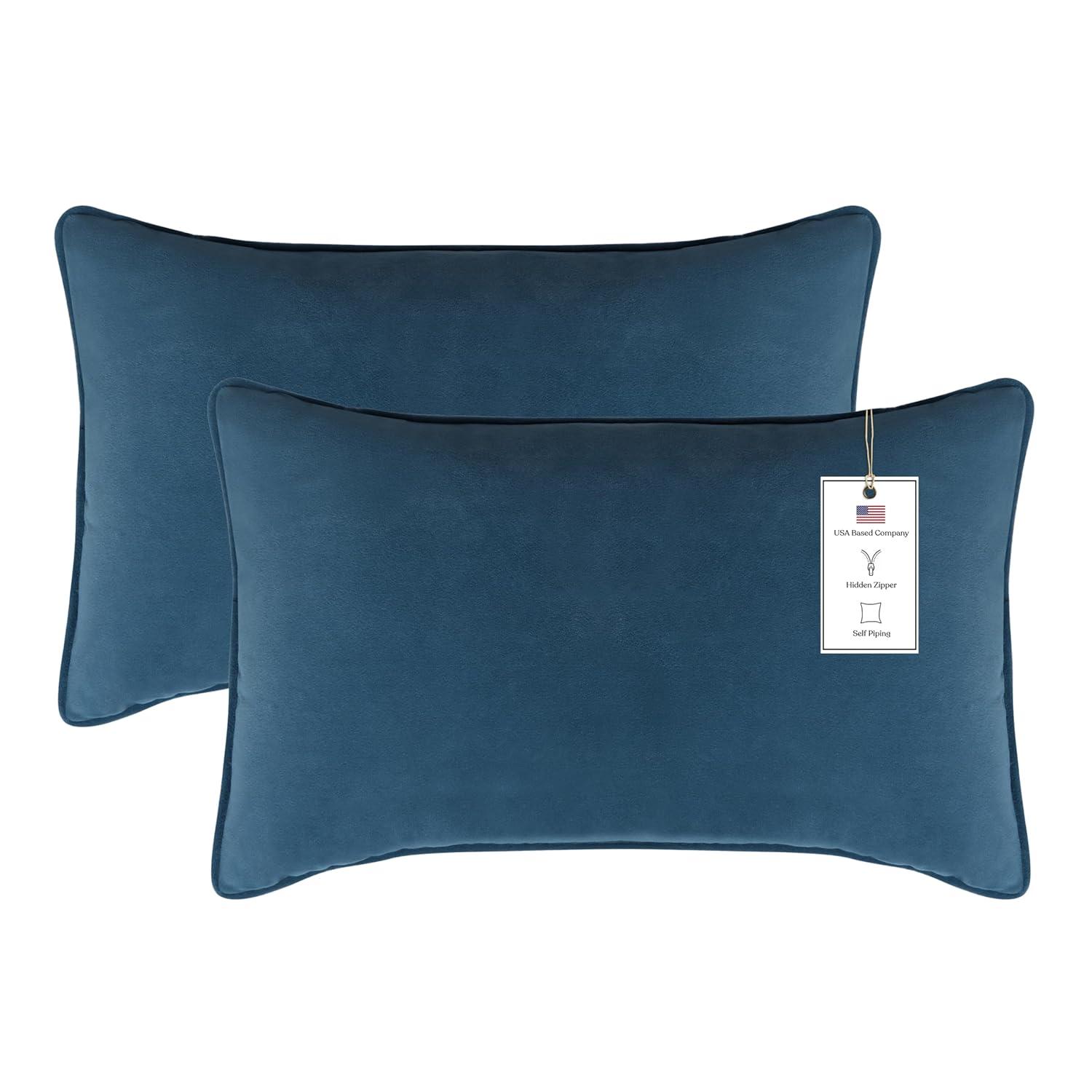 A1 Home Collections LLC Velvet Pillow Cover (Set of 2)