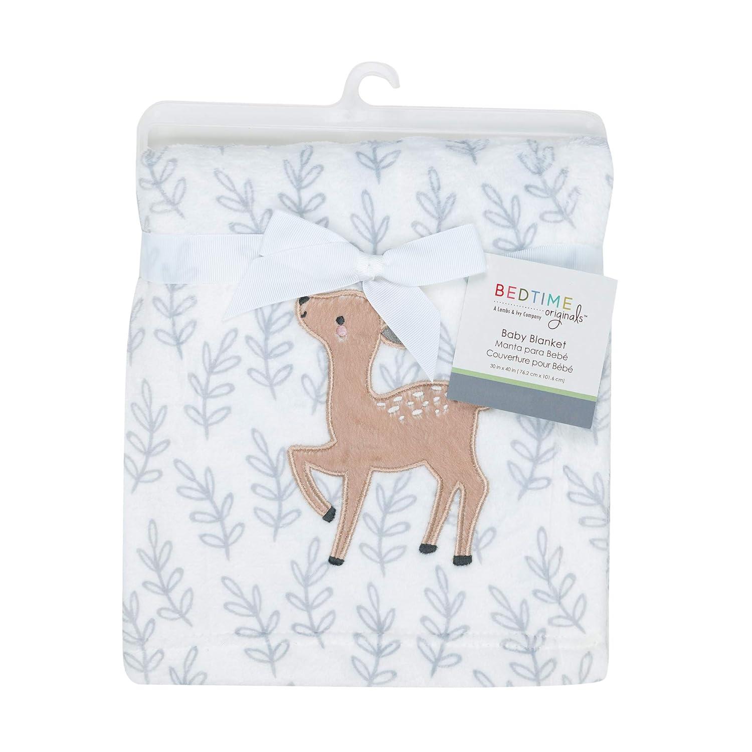 Bedtime Originals Deer Park 100% Soft Polyester Stroller Blanket