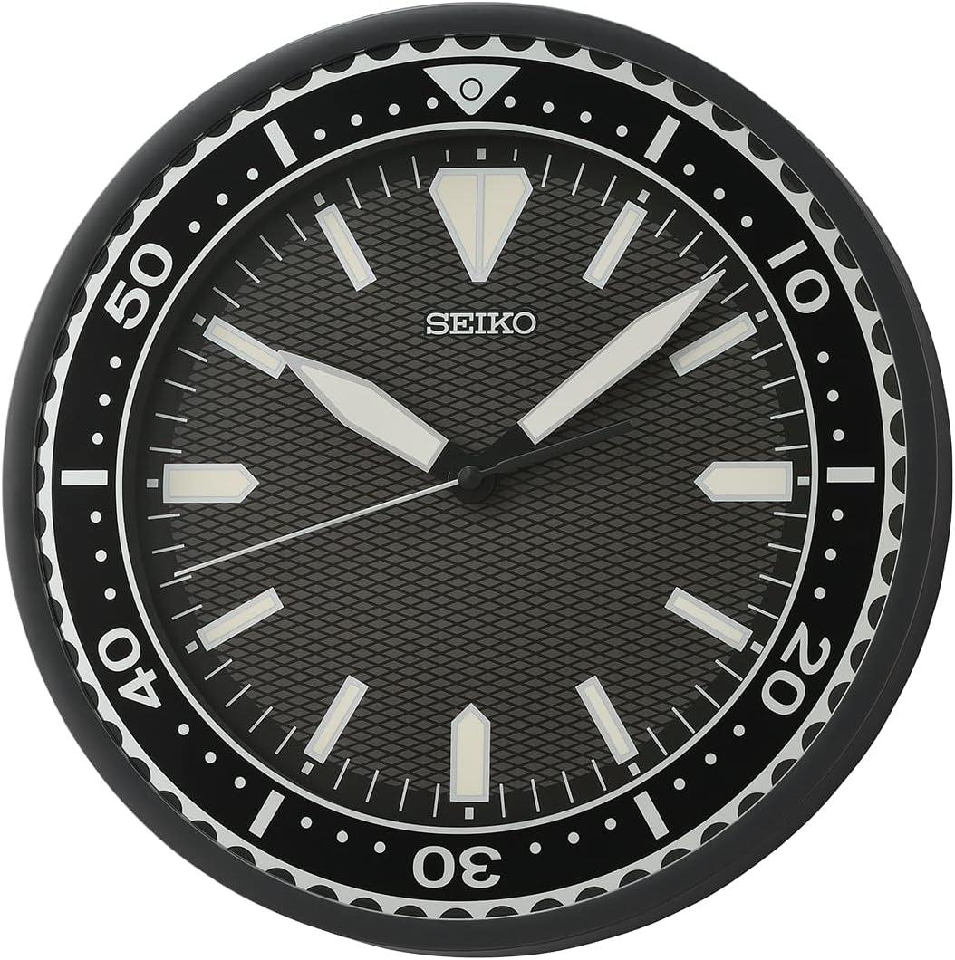 Seiko 12" Watch Dial Wall Clock - Classic Blue