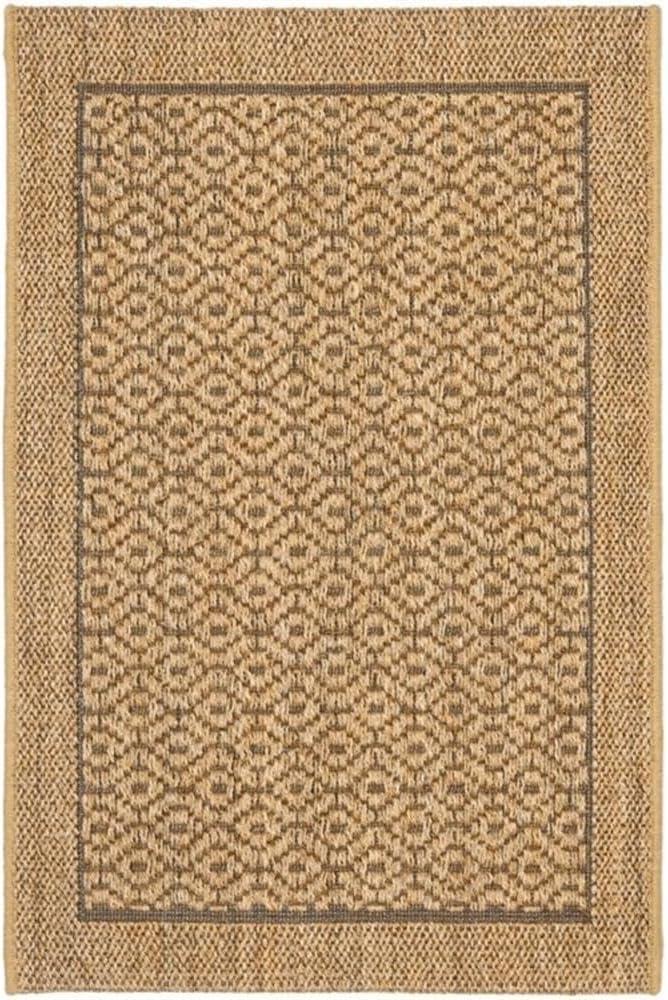 SAFAVIEH Palm Beach Jannine Geometric Area Rug, Natural, 9' x 12'