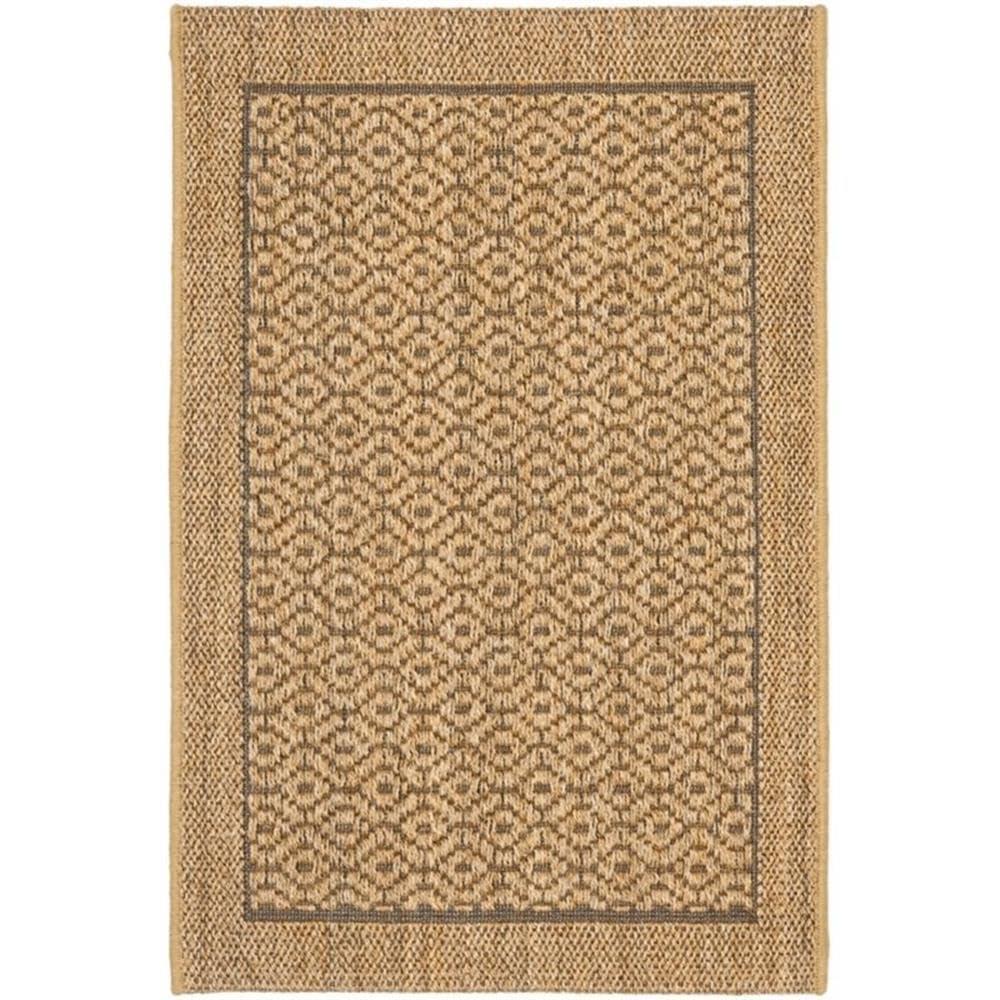 SAFAVIEH Palm Beach Jannine Geometric Area Rug, Natural, 9' x 12'