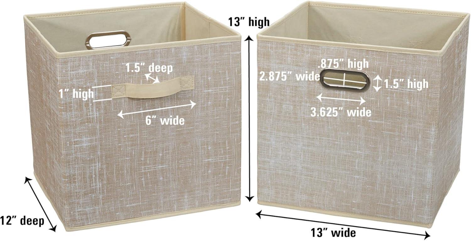 Household Essentials Household Essentials Fabric Bin (Set of 2)