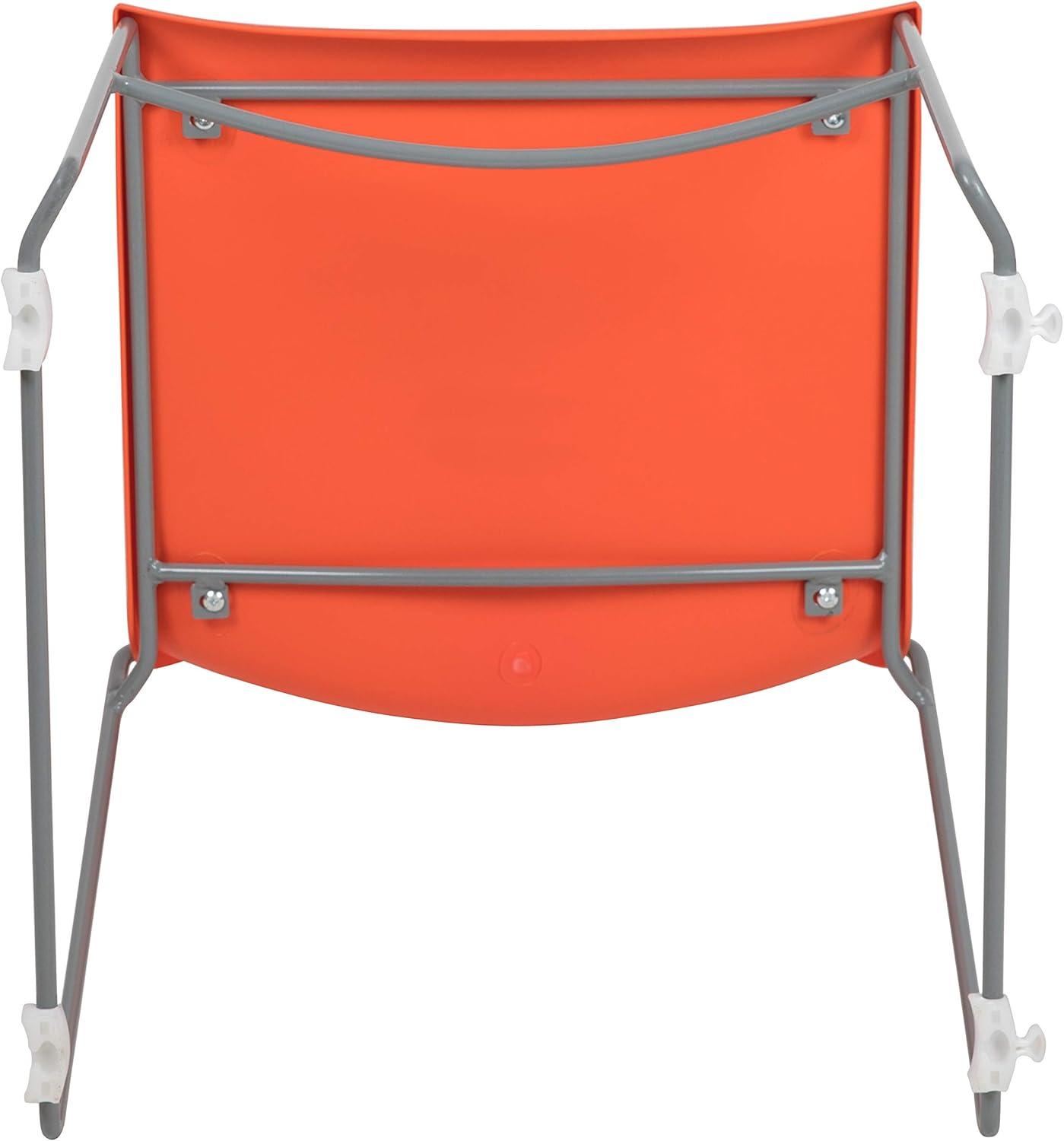 Everleigh 661 lb. Capacity Full Back Stack Chair with Powder Coated Frame