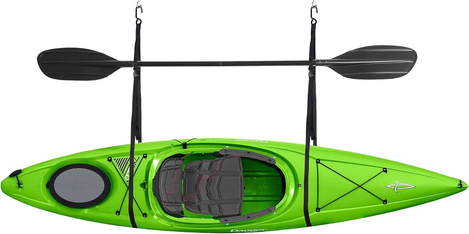 2028 Single Kayak Storage Strap Garage Canoe Hoists - 55 lbs