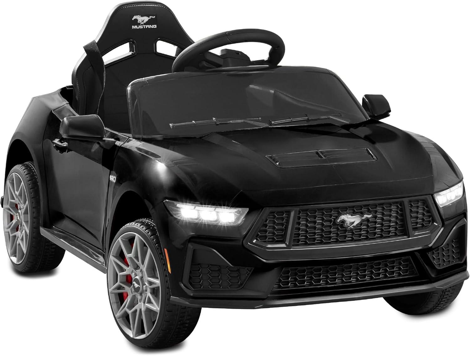 Best Choice Products Kids 12V Electric Ride-On Car Officially Licensed Ford Mustang w/ Remote, LED Lights