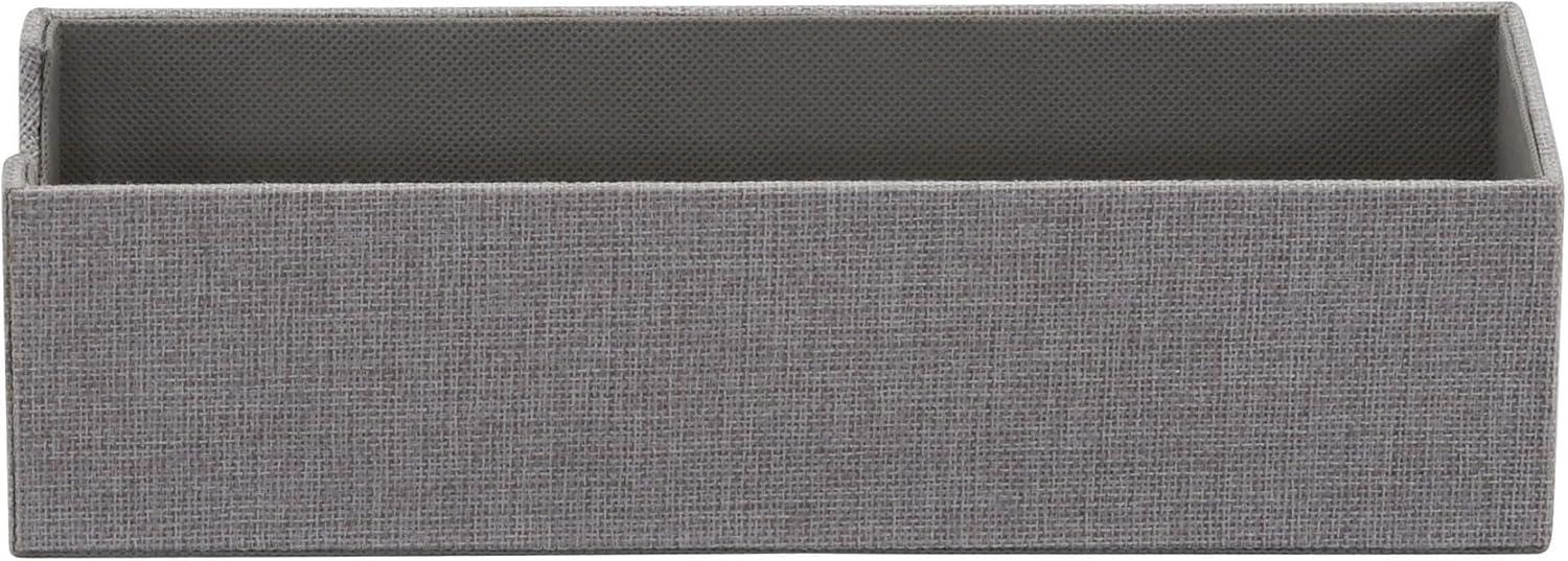 Household Essentials Narrow Shelf Organizer Tray Gray