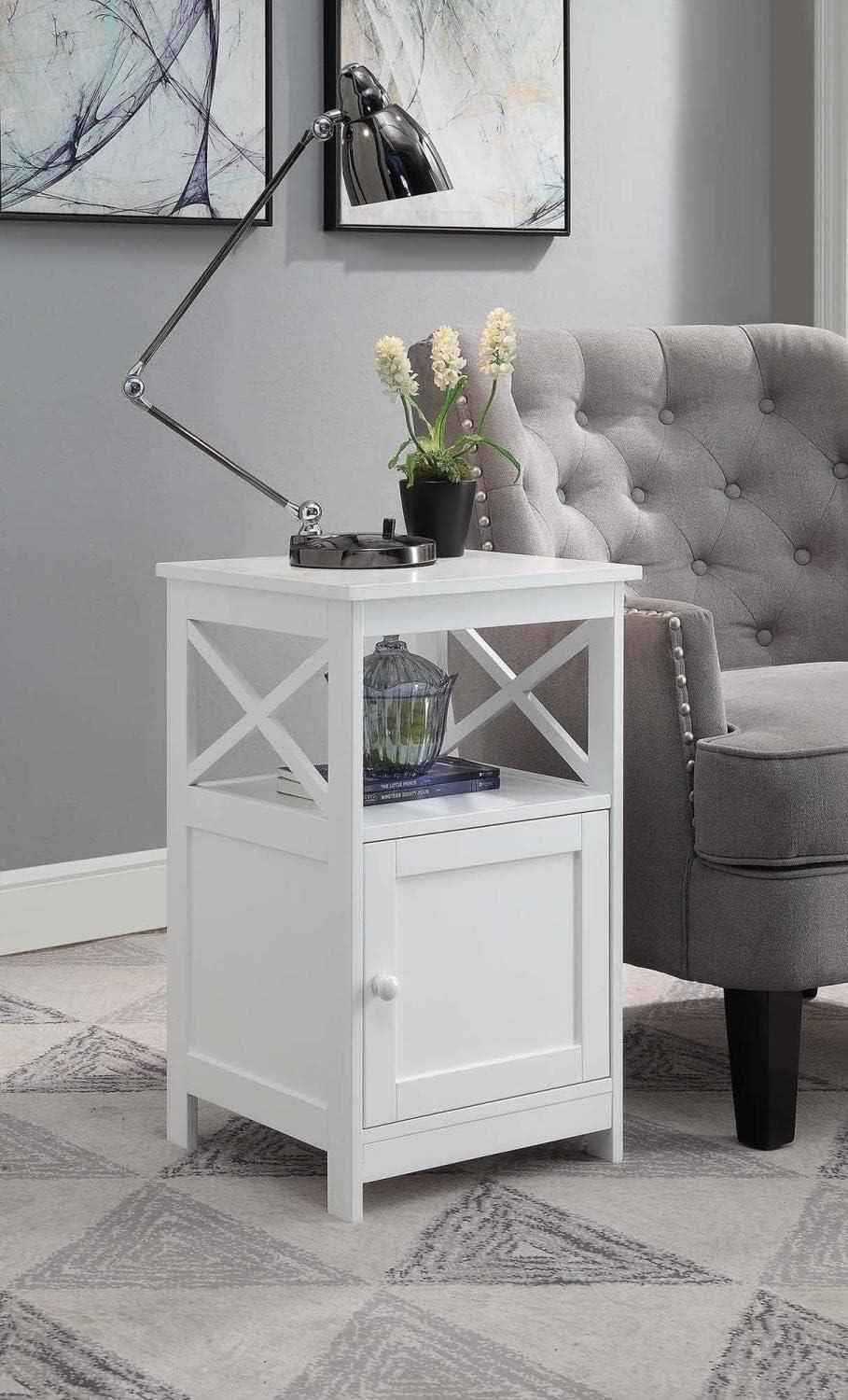 Convenience Concepts Oxford End Table with Cabinet