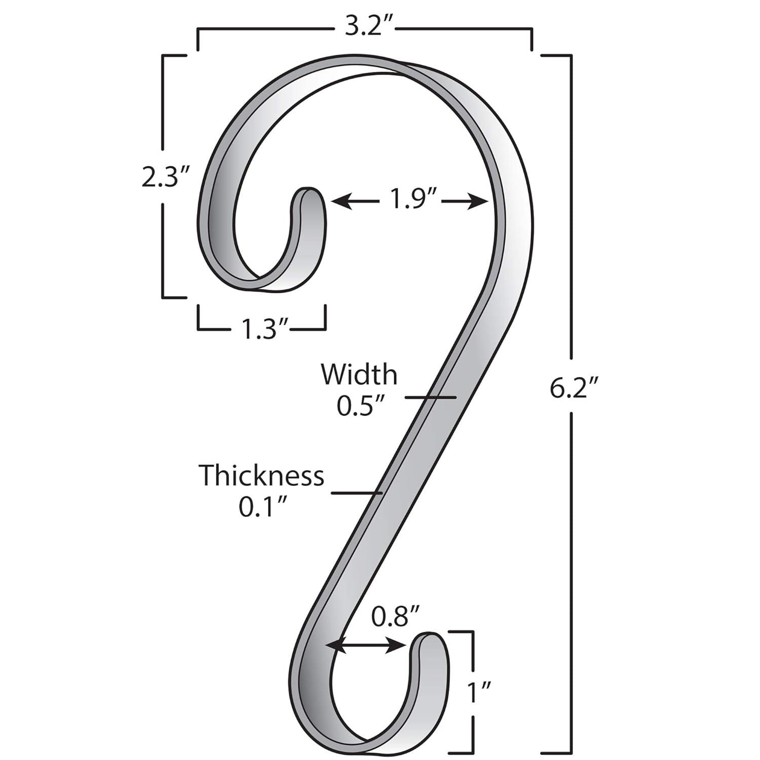 Scrolls Stocking Holder (Set of 4)