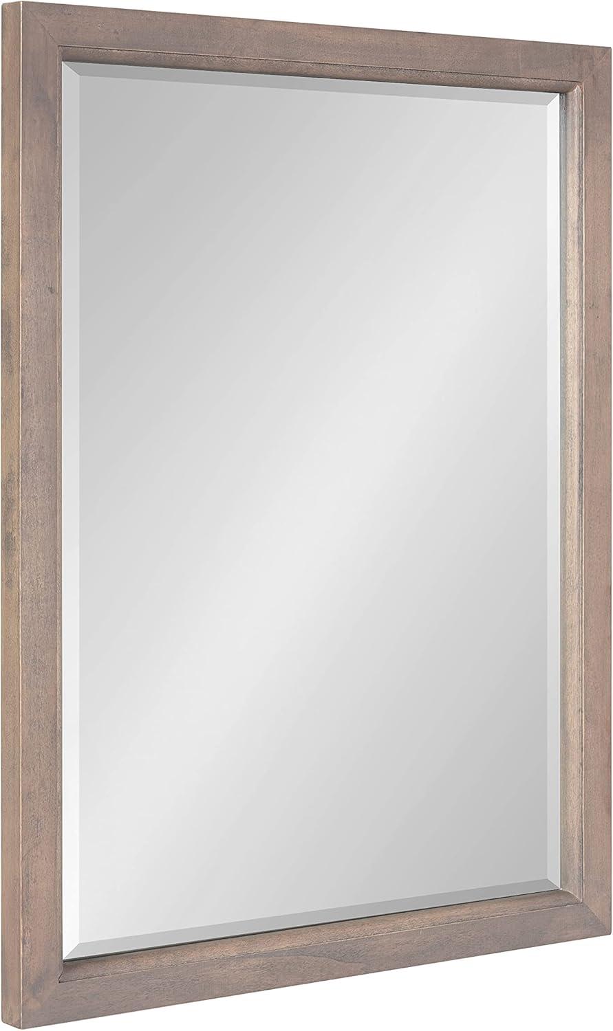 Hogan Wood Framed Decorative Wall Mirror - Kate & Laurel All Things Decor