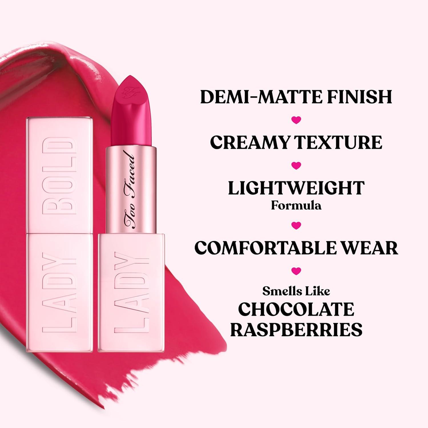 Too Faced Lady Bold Cream Lipstick - Dear Diary - 0.11oz - Ulta Beauty