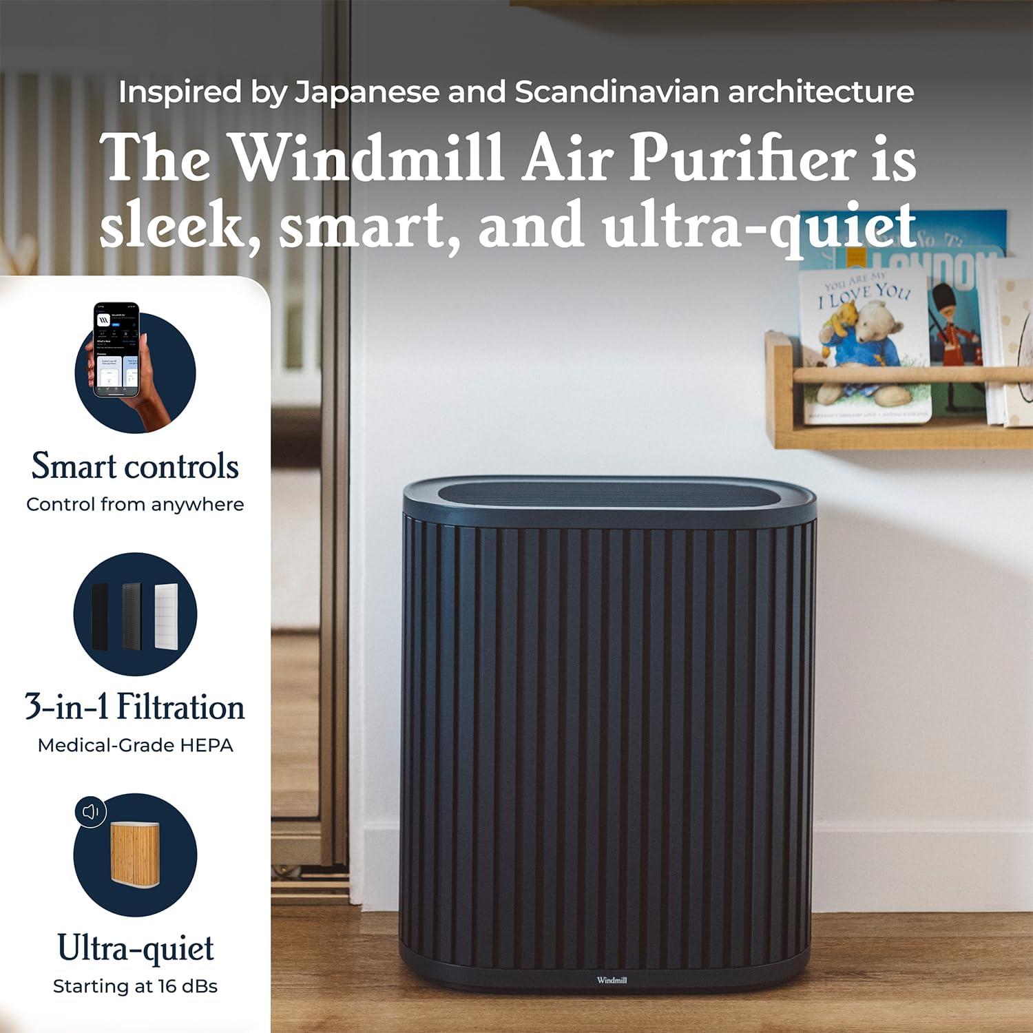 Windmill Windmill Smart 3-in-1 True HEPA  Air Purifier