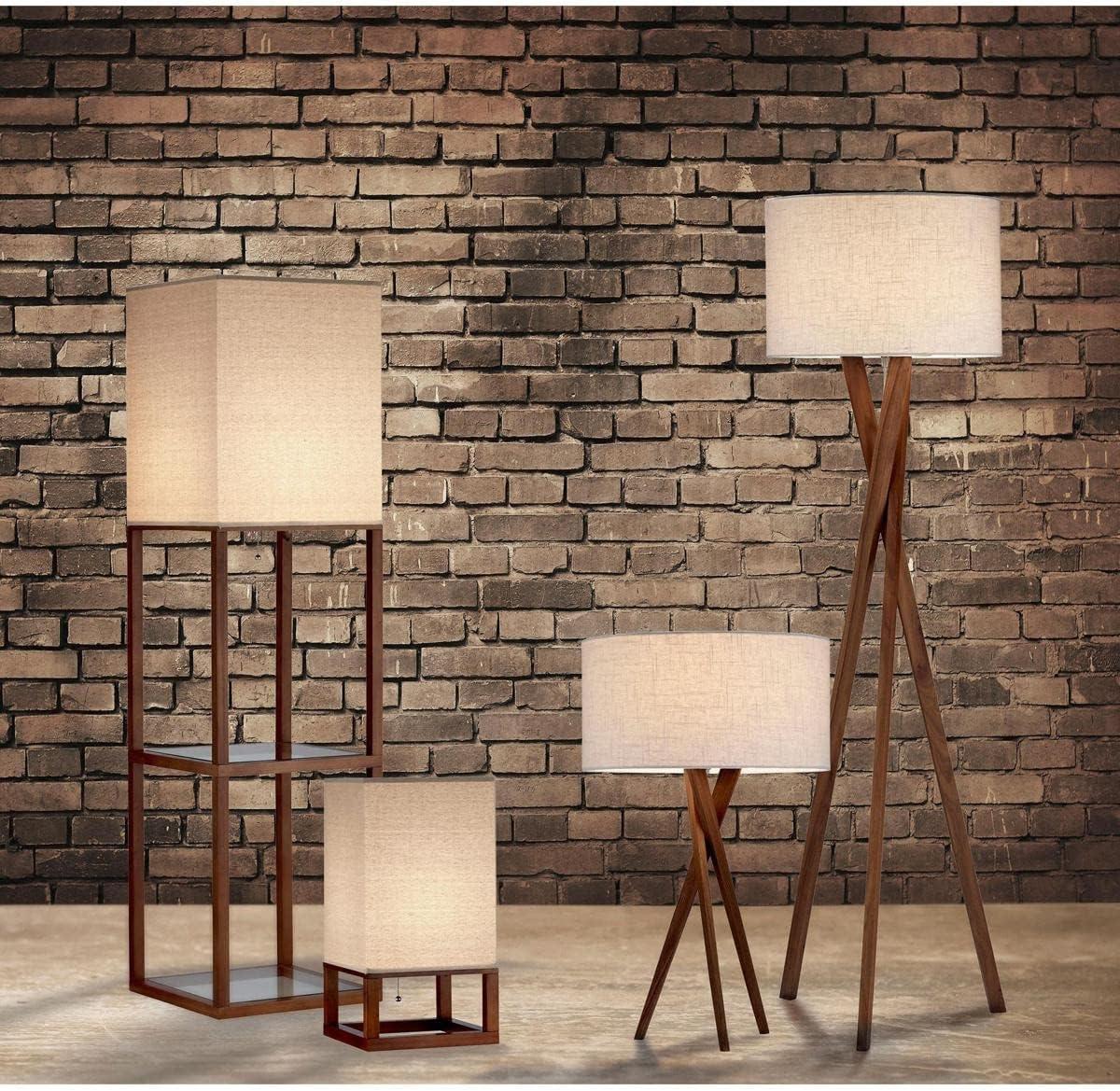 Harcourt Solid Wood Tripod Lamp