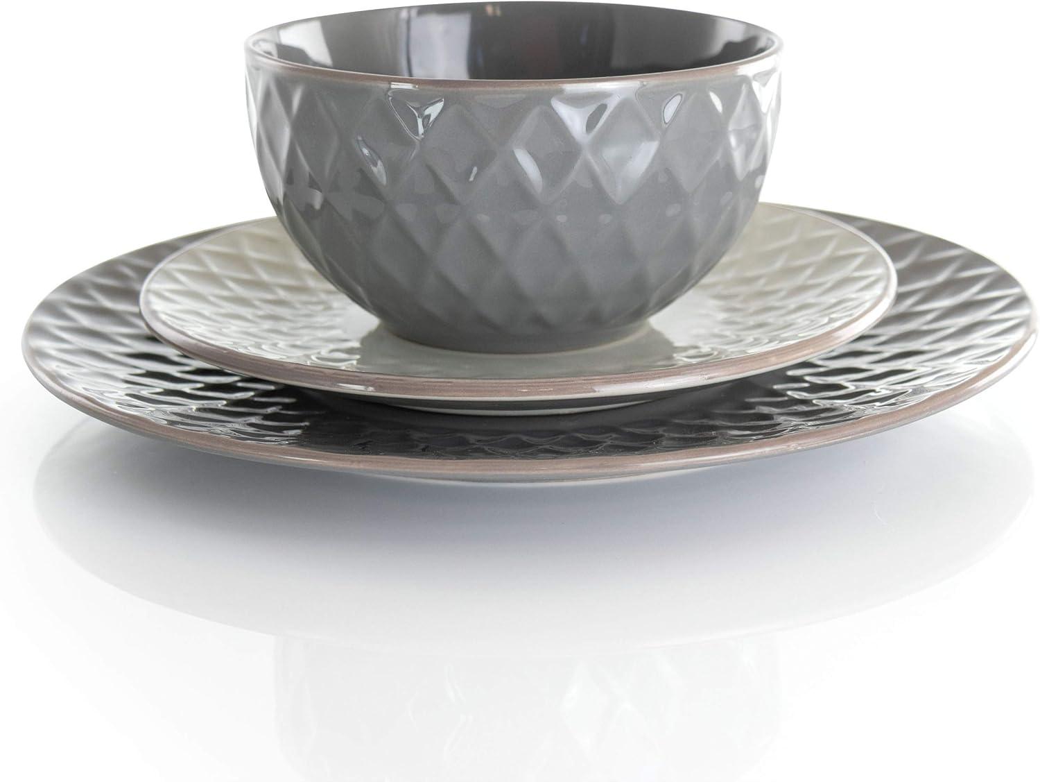 Alec Stoneware Dinnerware - Set of 16
