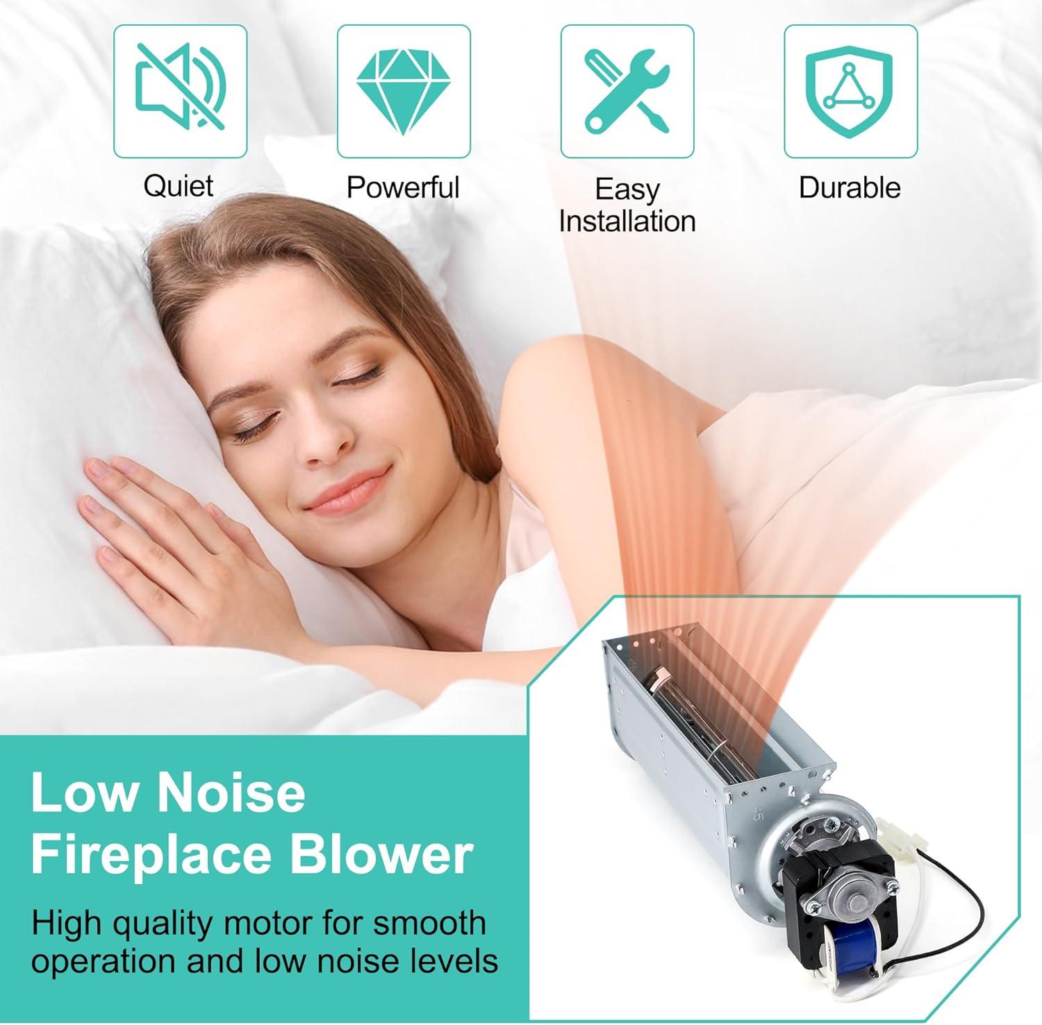 ProComm Blower Fan - Thermostatically Controlled Fireplace Fan