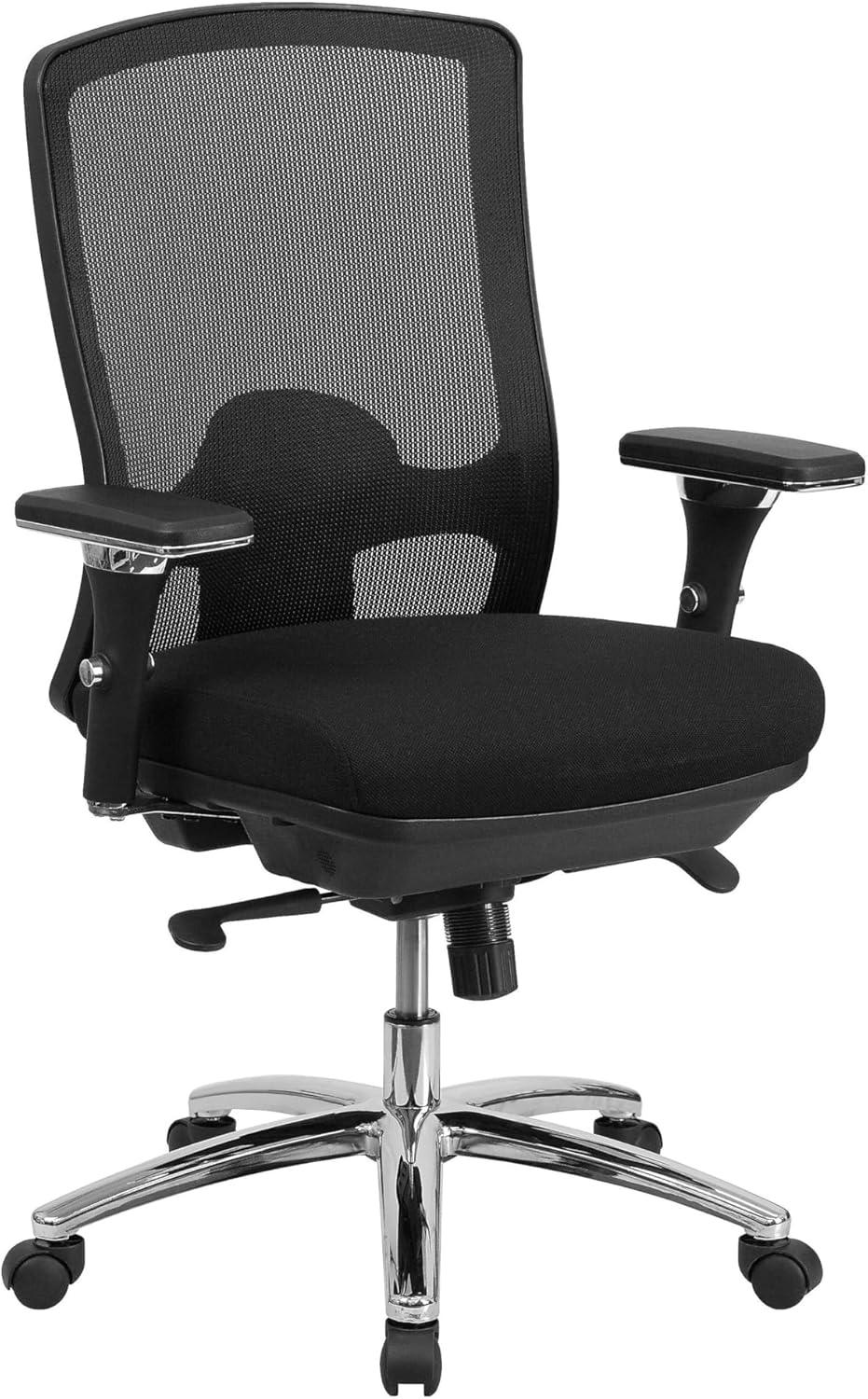 Flash Furniture Hercules 24/7 Intensive Use Big & Tall 350 lb. Rated Mesh Multifunction Chair