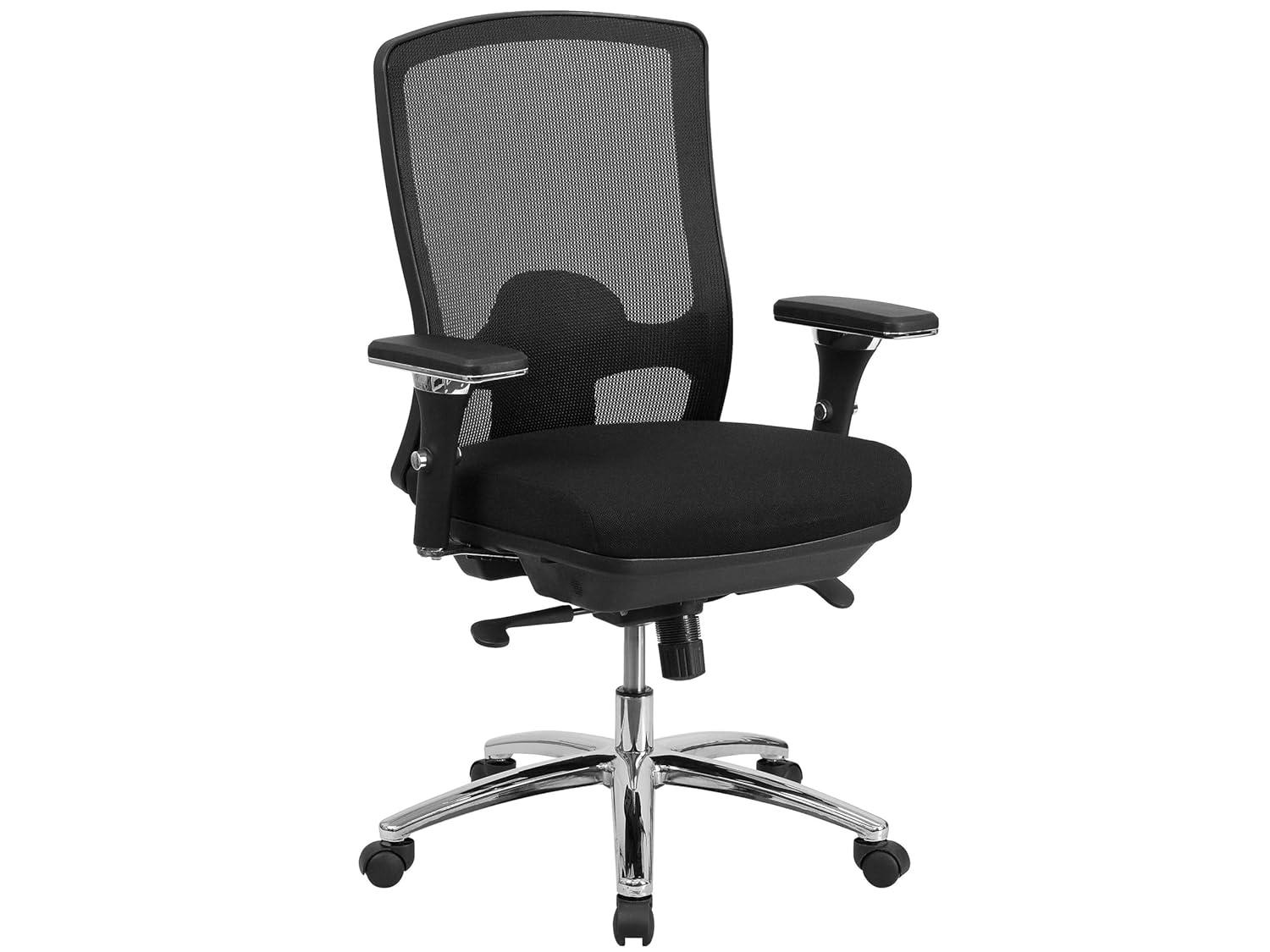 Flash Furniture Hercules 24/7 Intensive Use Big & Tall 350 lb. Rated Mesh Multifunction Chair
