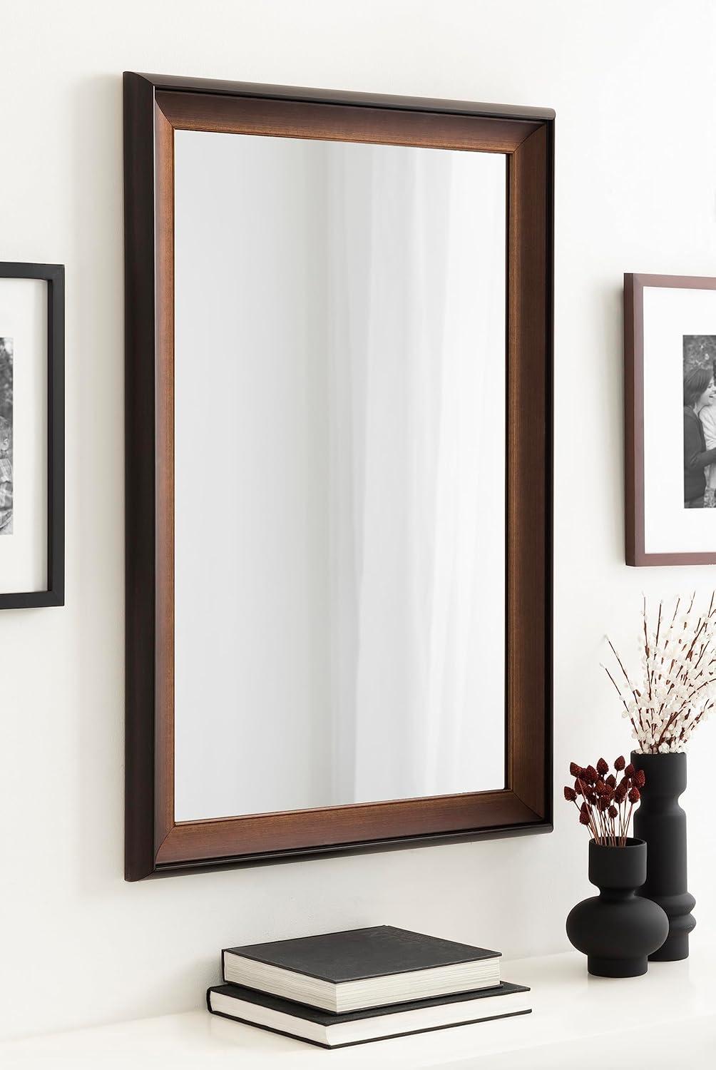 Gotley Rectangle Wall Mirror Bronze - Kate & Laurel All Things Decor