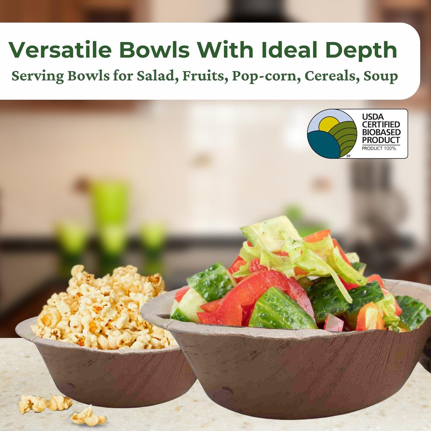 Dtocs 5.5" Palm Leaf Round Bowl (Pack 50) | Wayfair