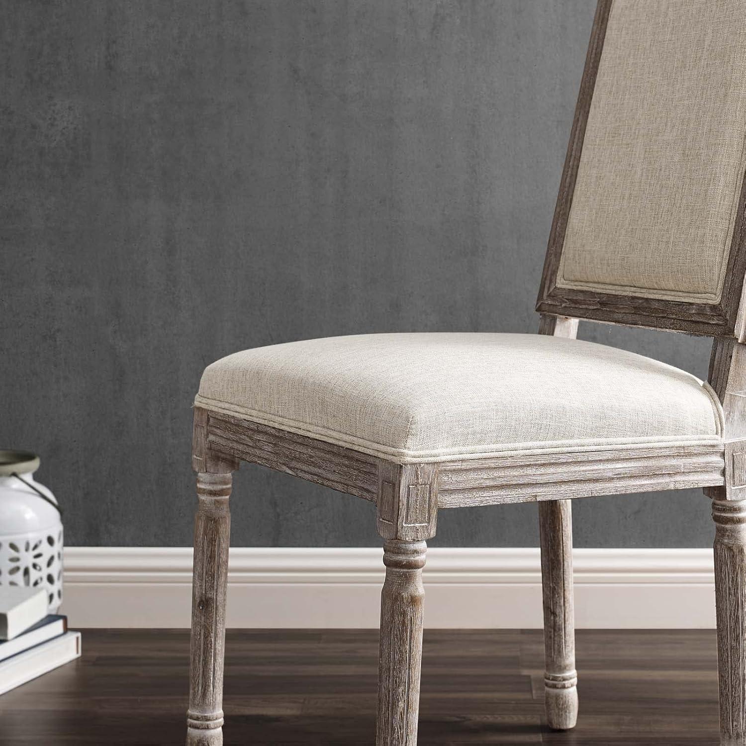 Modway Court Dining Side Chair Upholstered Fabric