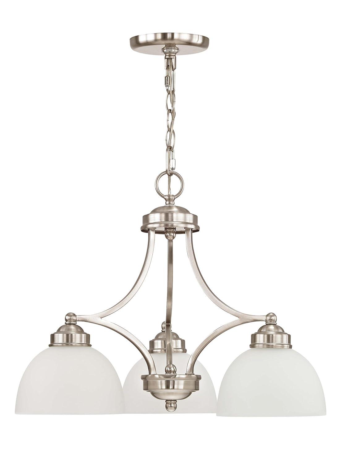 Livex Lighting Somerset 3 - Light Chandelier in  Brushed Nickel