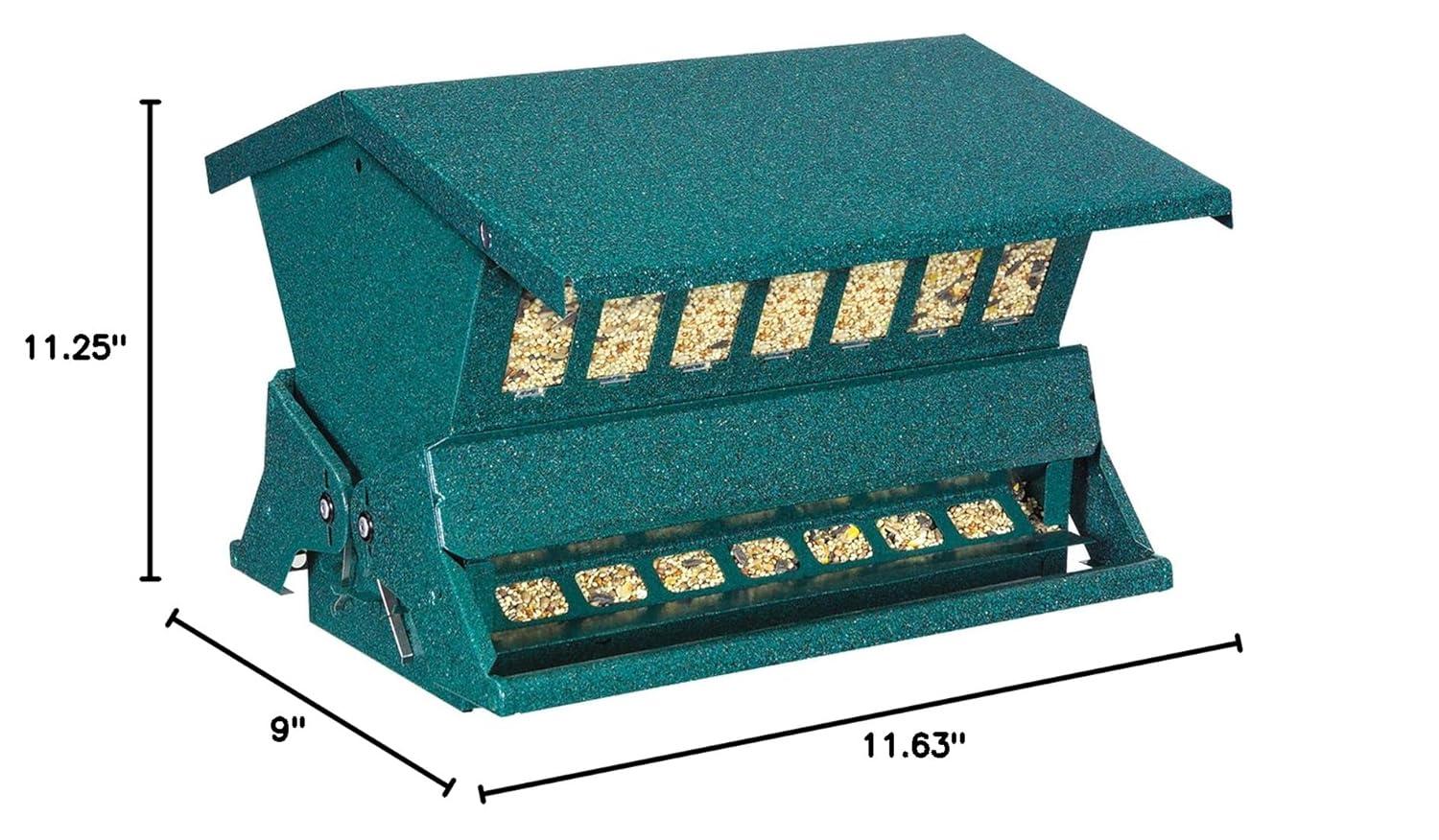 Woodlink Green Absolute II Squirrel Proof Bird Feeder - 12 lbs