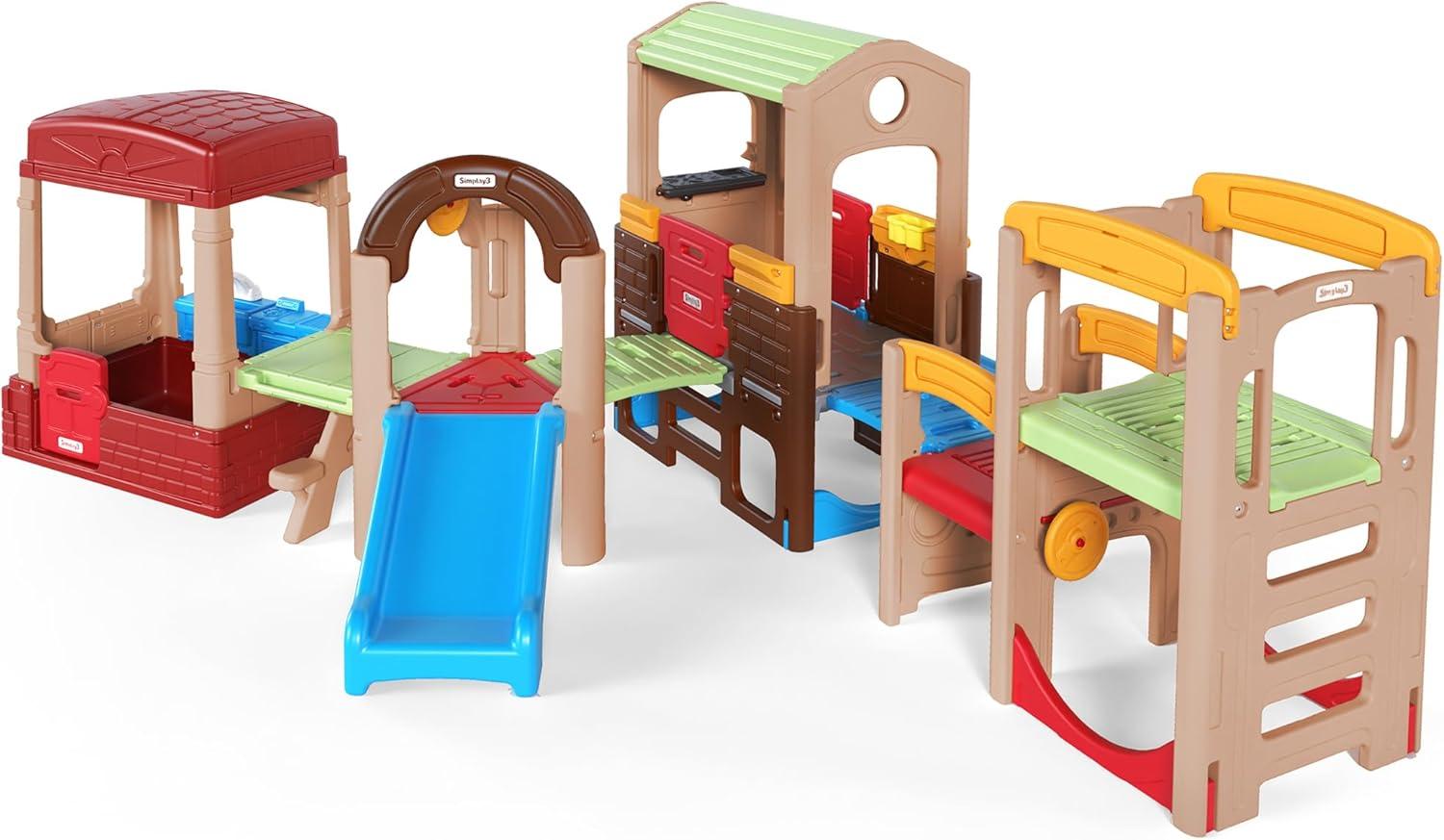 Simplay3 Young Explorers Indoor / Outdoor 4 Piece Modular Play System (4 Boxes) Dome Climber