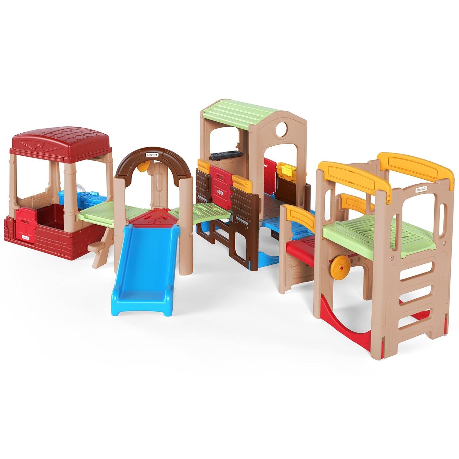 Simplay3 Young Explorers Indoor / Outdoor 4 Piece Modular Play System (4 Boxes) Dome Climber